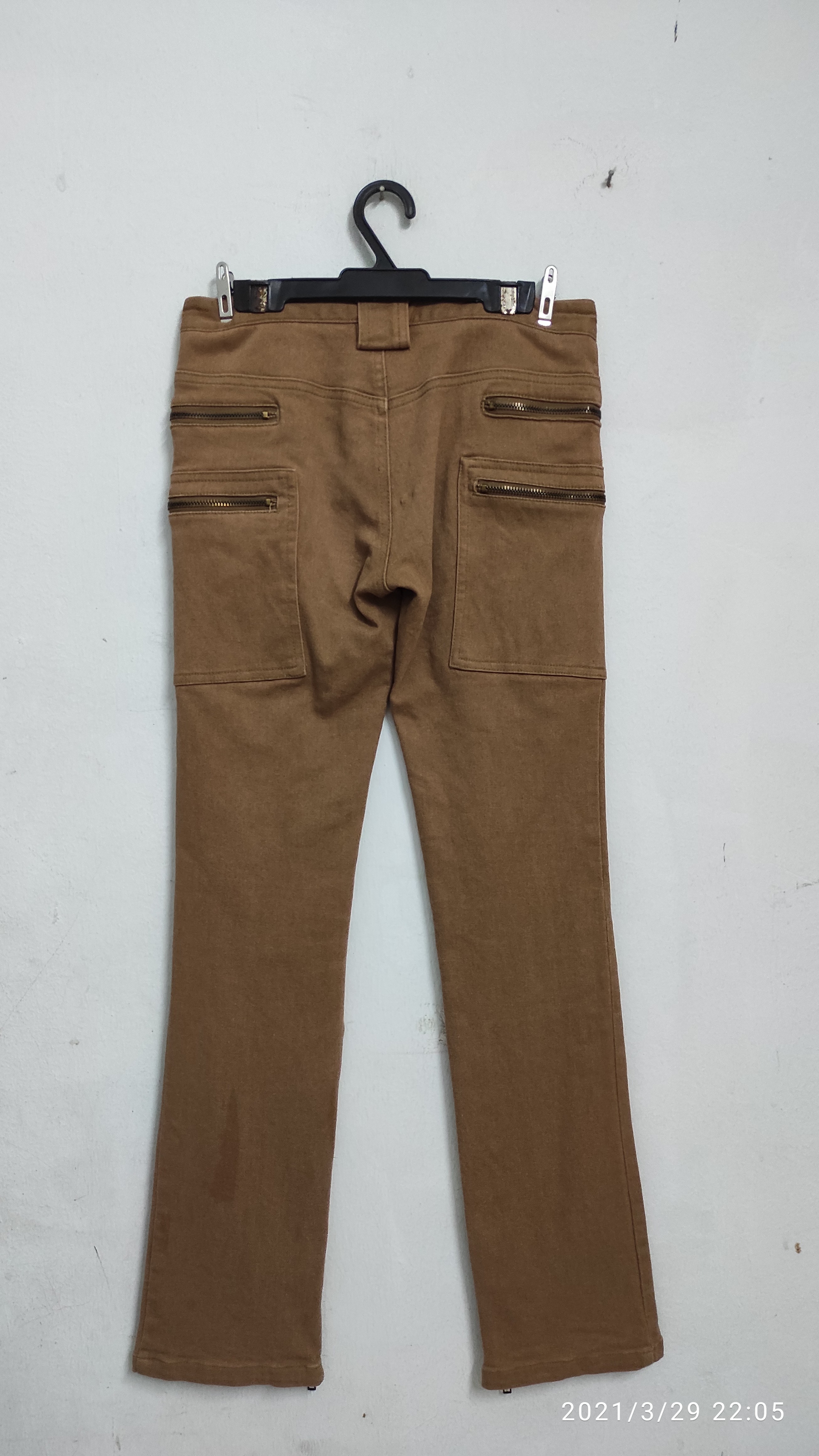 Japanese Brand - Archive EGOIST Punkers zipper elastic skinny pants - 2