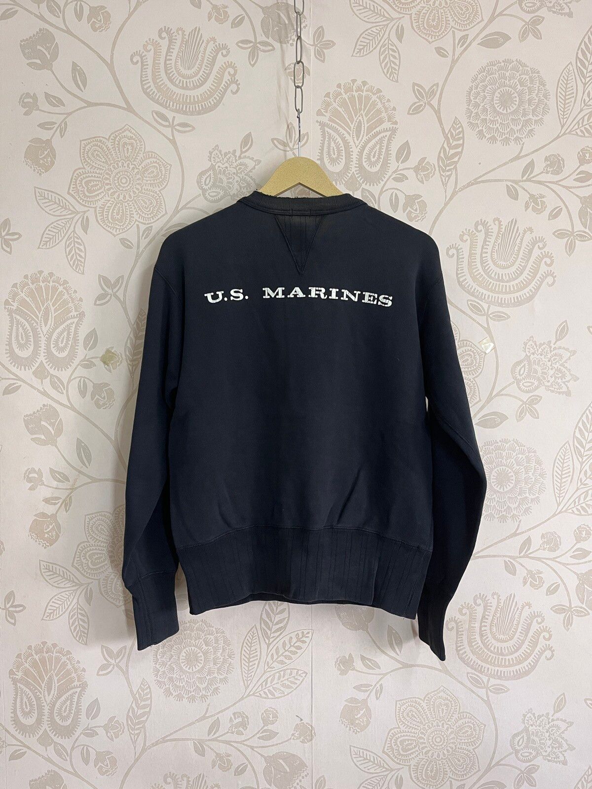 Vintage 1970s USMC Sweater US Marines Sportswear - 4