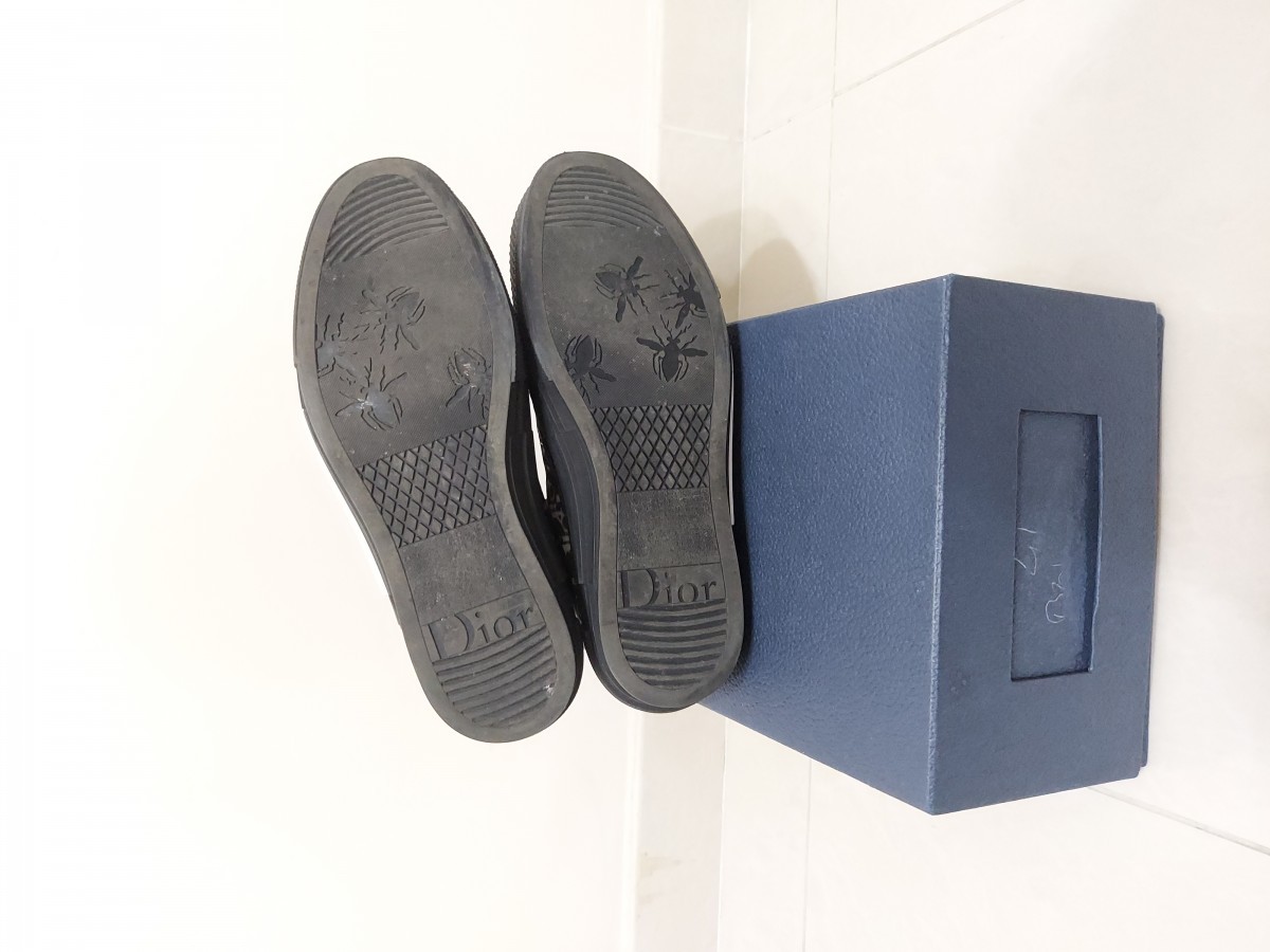 Black B23 Oblique Low Sneakers - 6