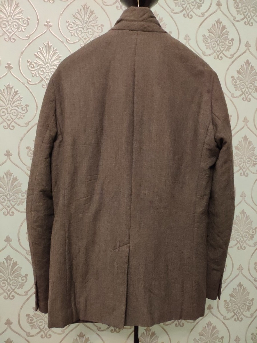 Forme D Expression - Grey wool + ramie work jacket. Like Yamamoto or Noten - 3