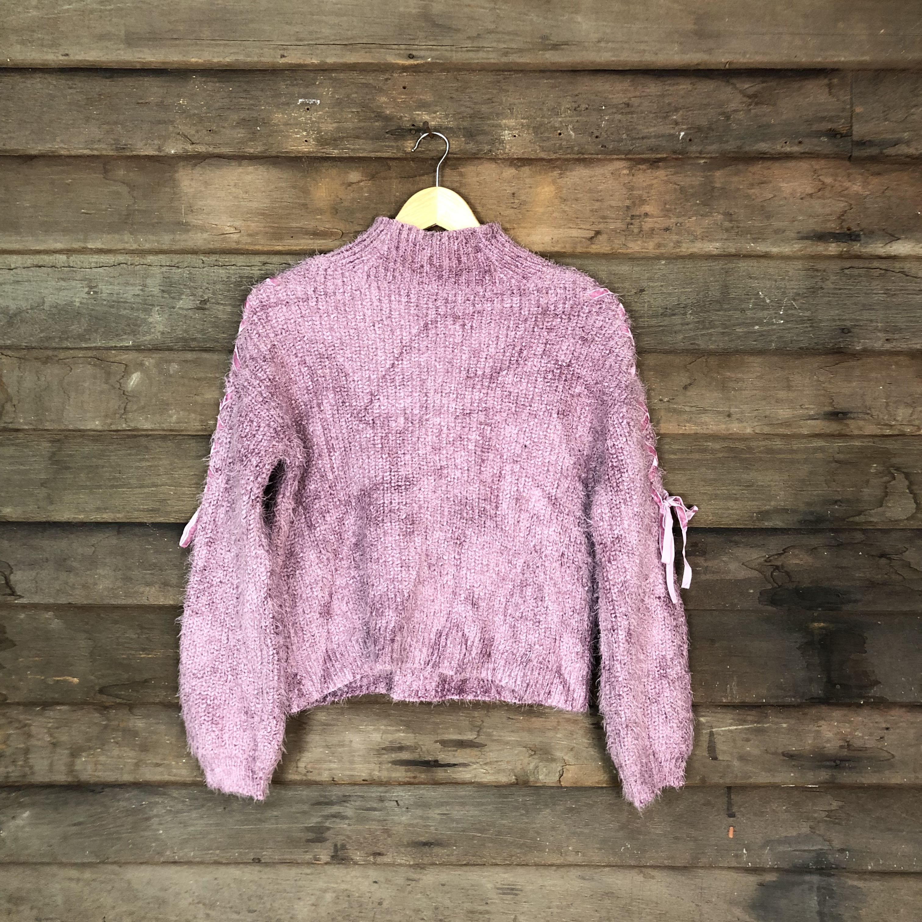 Majestic Legon Shag Shaggy Fur Mohair Knitwear #729 - 8