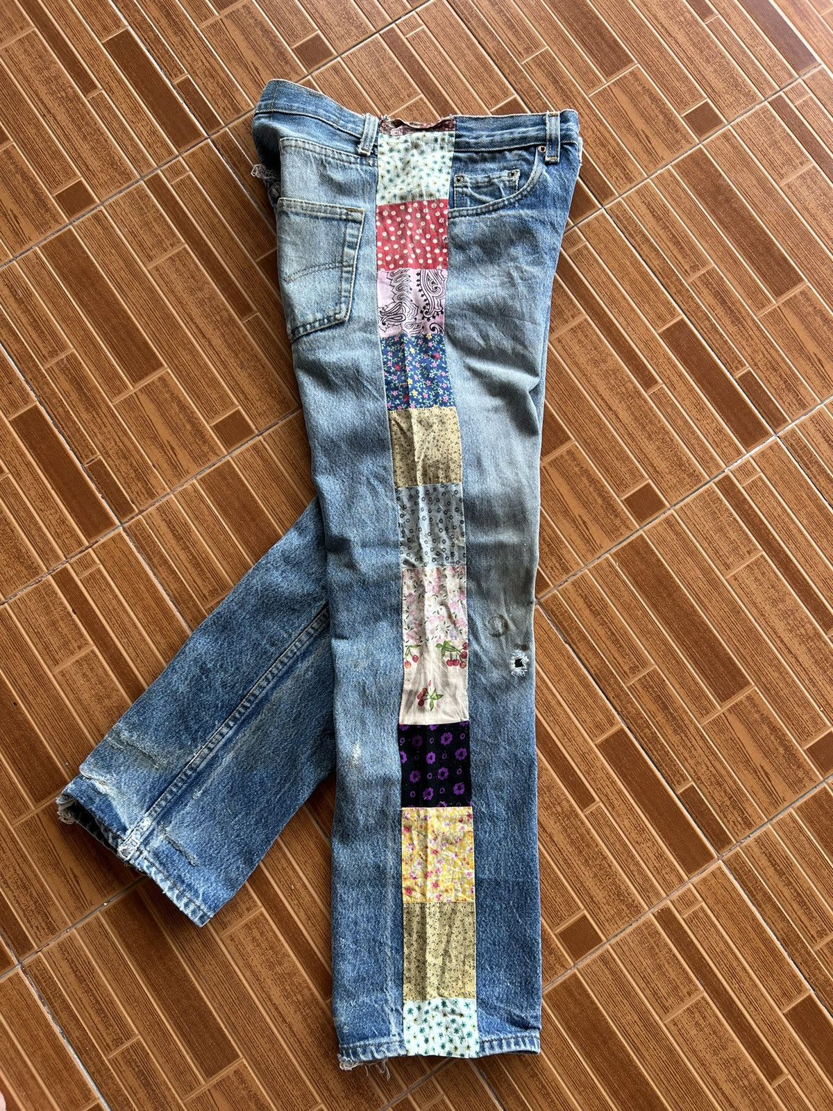 Vintage Levis 501 Custom Jeans Denim - 1