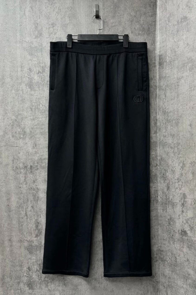 Dior Heavyweight Casual Trousers with Embroidered Relief Logo - 1