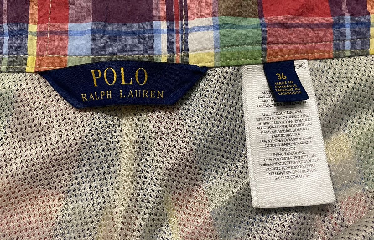 Polo Ralph Lauren Multi Colors Plaid Swimsuit Trunks Men's - 4