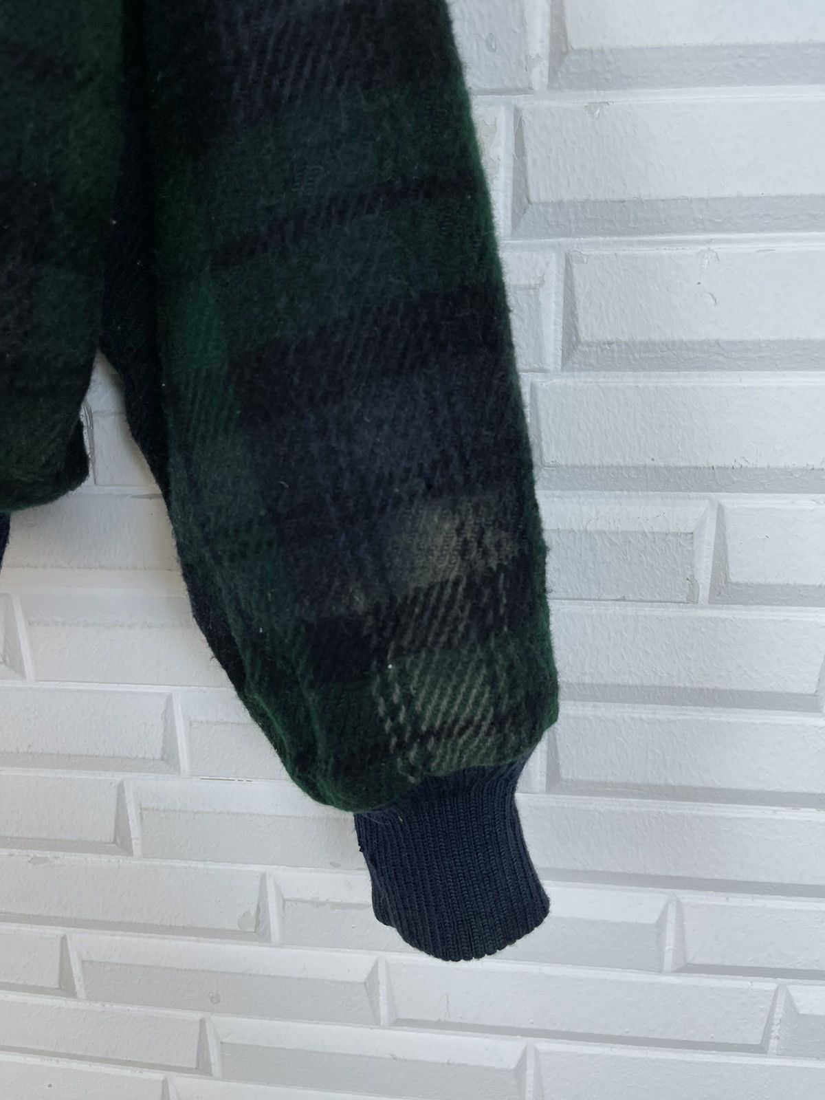 Vintage RALPH LAUREN POLO GLEN PLAID WOOL VARSITY - 8