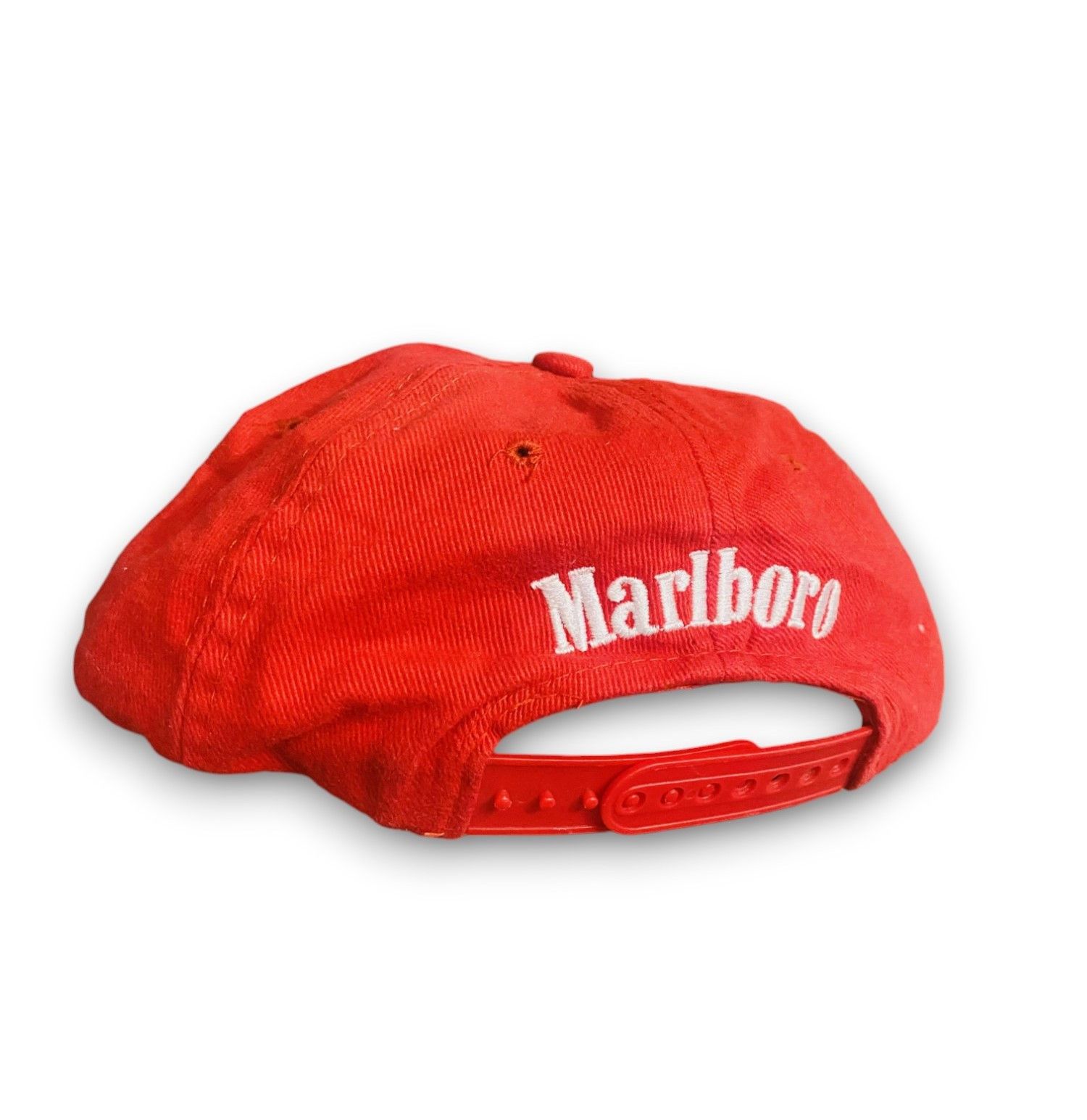 Marlboro Vintage Cap Snapback Red 90s Y2K Hat - 3