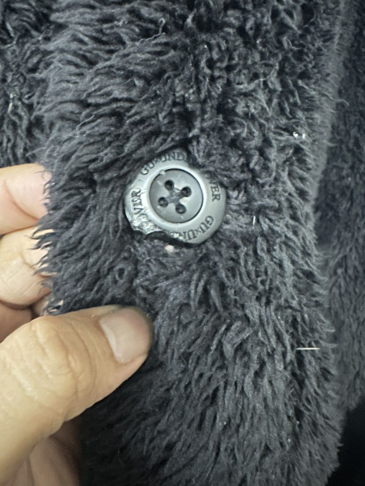 GU x Undercover Fleece Button Up Cardigan style Design - 7