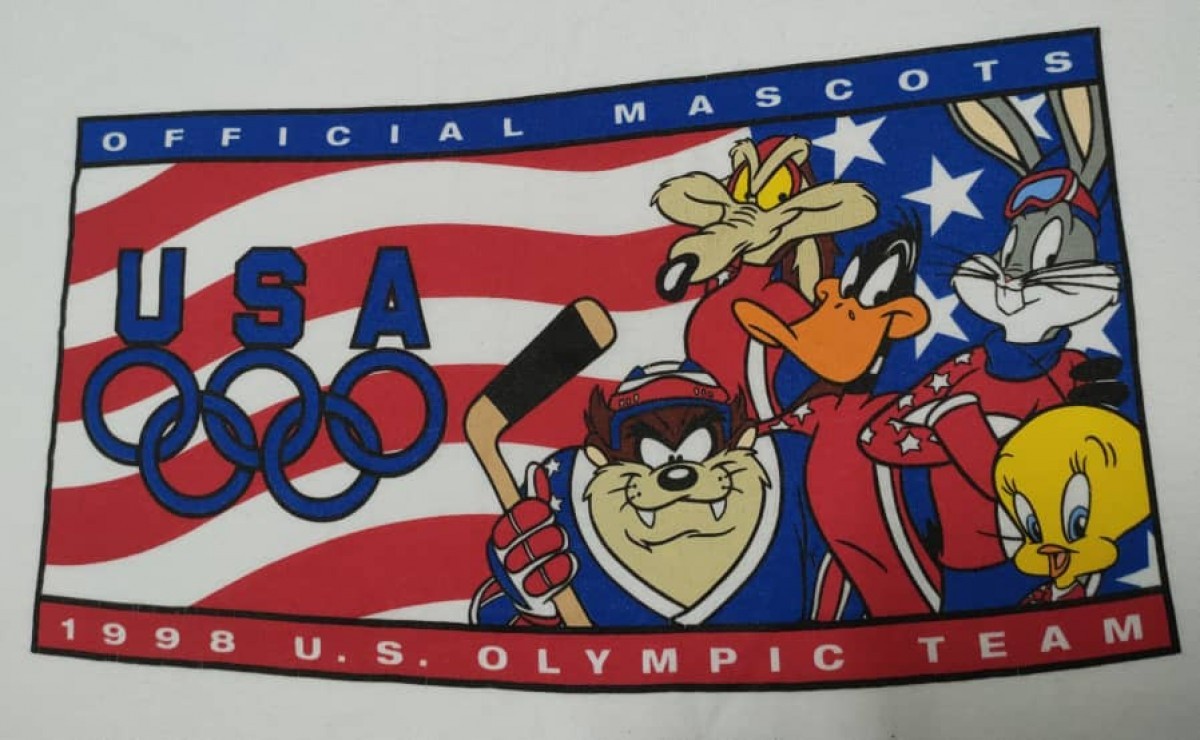 Usa Olympics - 1998 Vtg x US Olympic Tee - 2