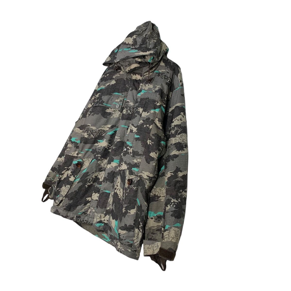 MIZUNO Breath Thermo Snow Gear Camo Hoodie Jacket #0265-C12 - 2