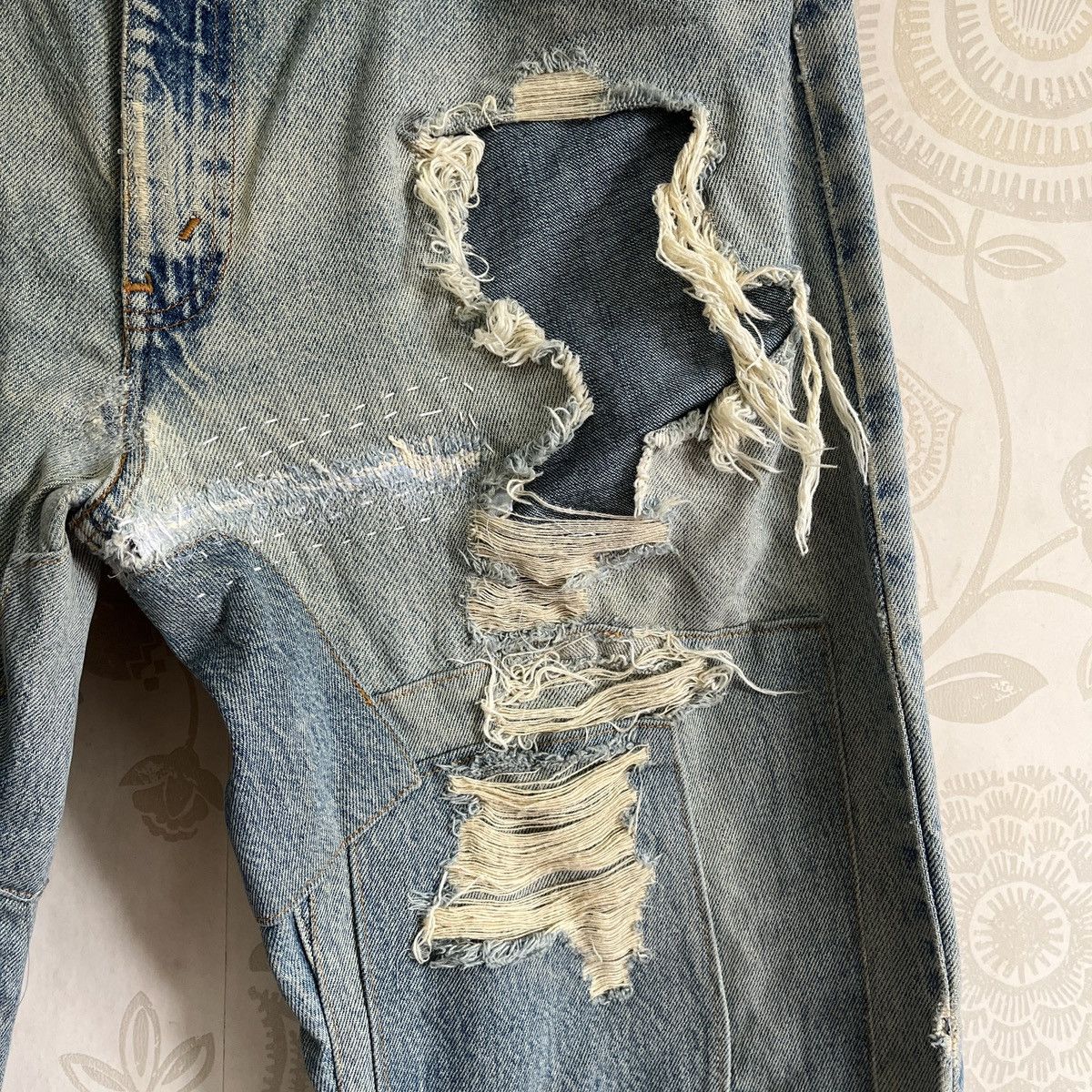 Grails Vintage Custom Matsuda Kapital Patches Japanese Jeans - 10