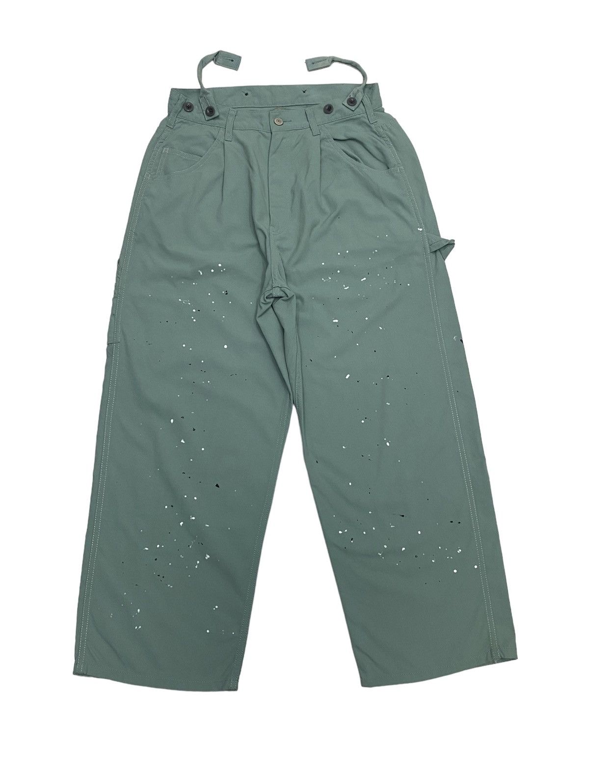 🇯🇵GRAIL🔥PAINTERS PANTS SMOKEY GREEN CARPENTER LIKE CARHARTT - 11