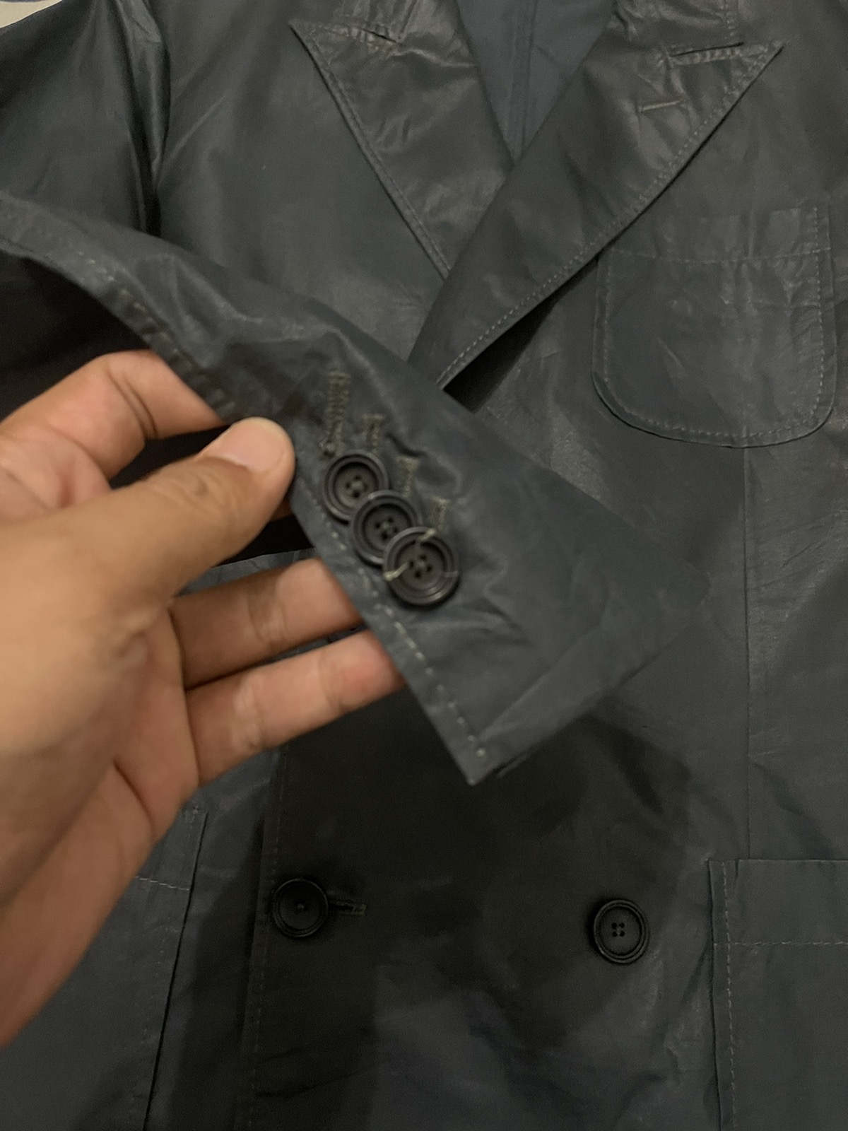 Z Zegna button blazer jacket rayon jacket - 11
