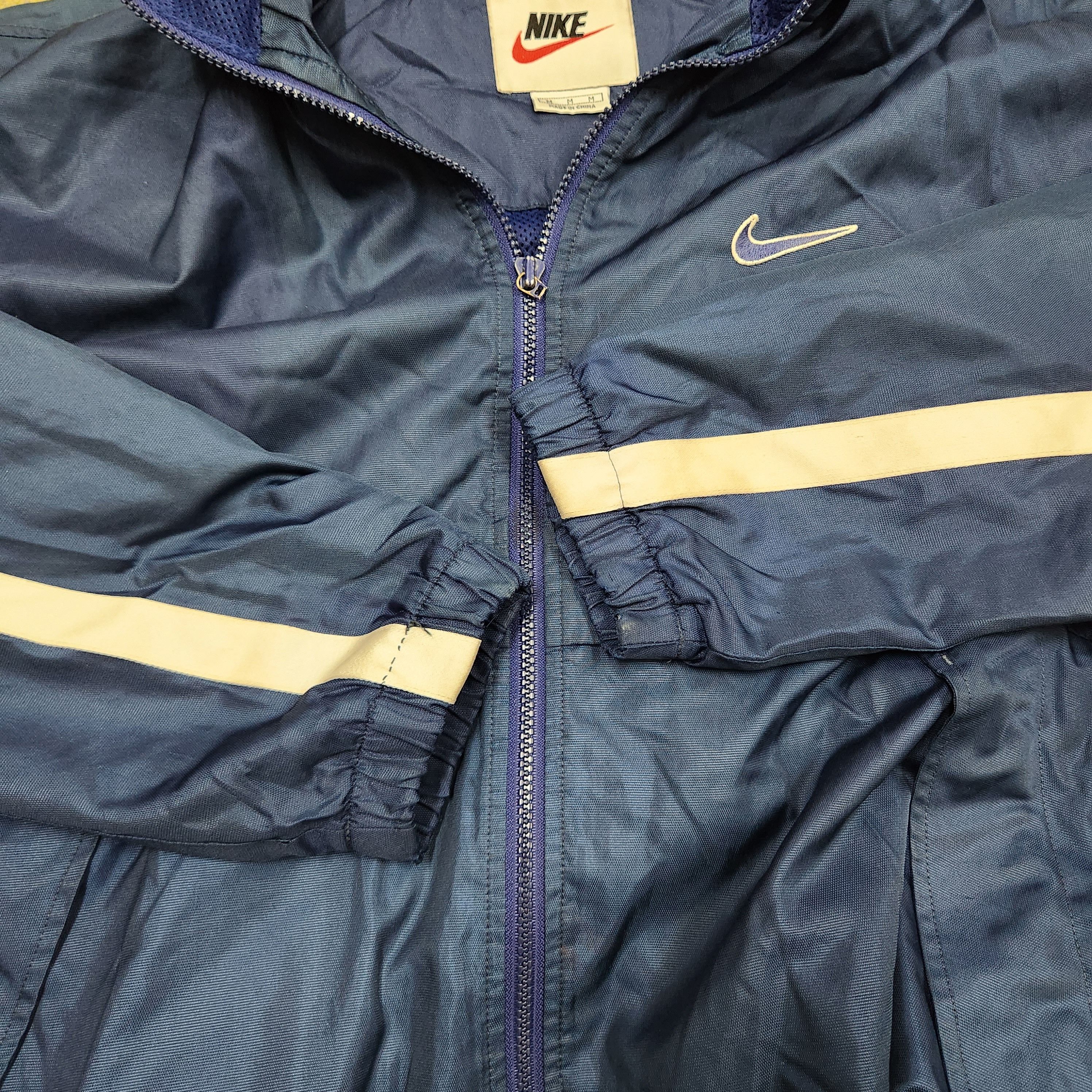 Nike Sweater Mesh Jacket Vintage Centre Swoosh Waterproof - 3