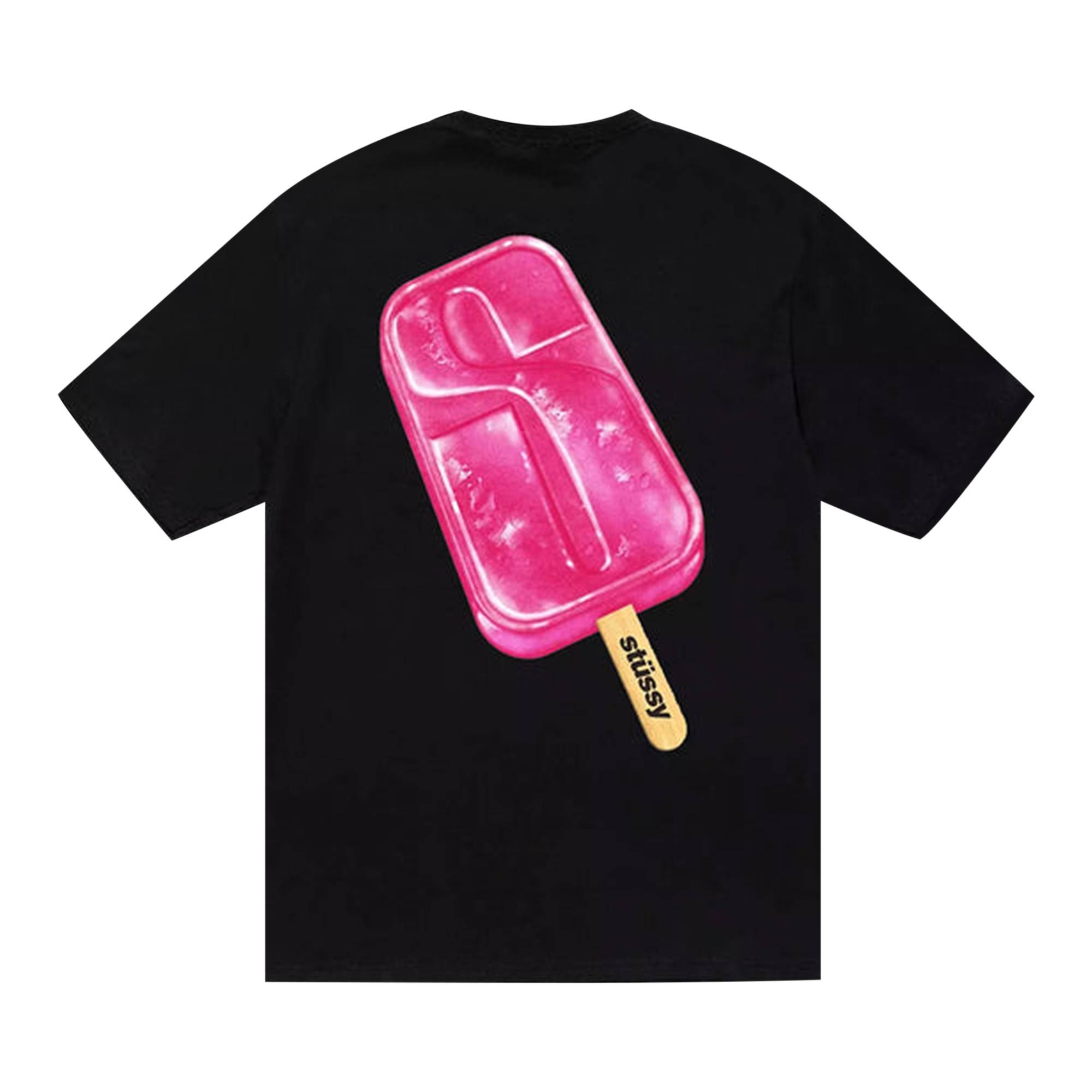 Stussy Popsicle Tee 'Black' - 1