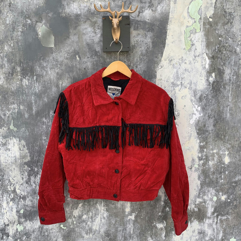 Moschino Milano Love Corduroy Suede Jacket - 1