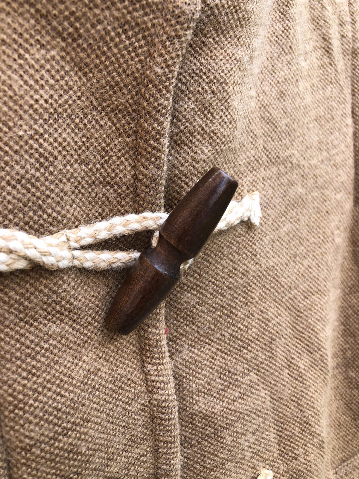 Vintage - Vintage 80's Wool Knit Duffle Jacket Hoodie Nice Design - 7