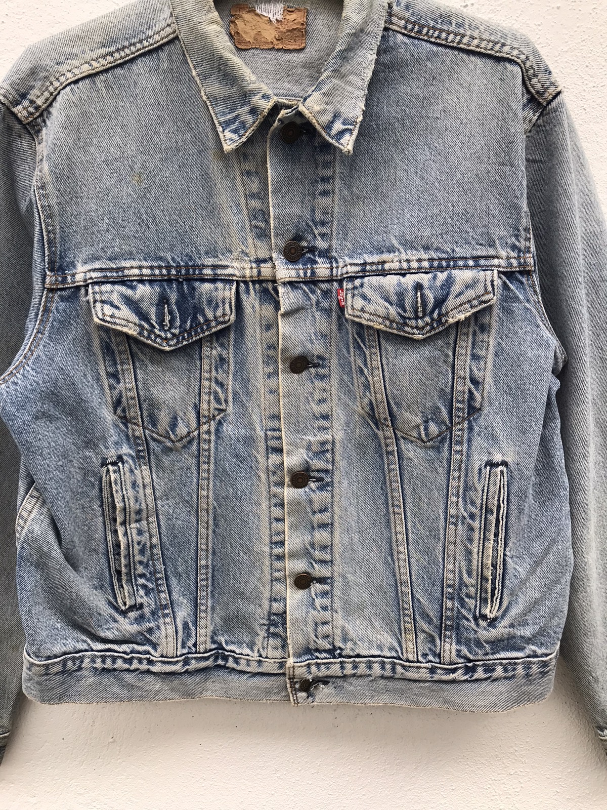 Made In Usa Levi’s Distressed Denim Jackets - 4