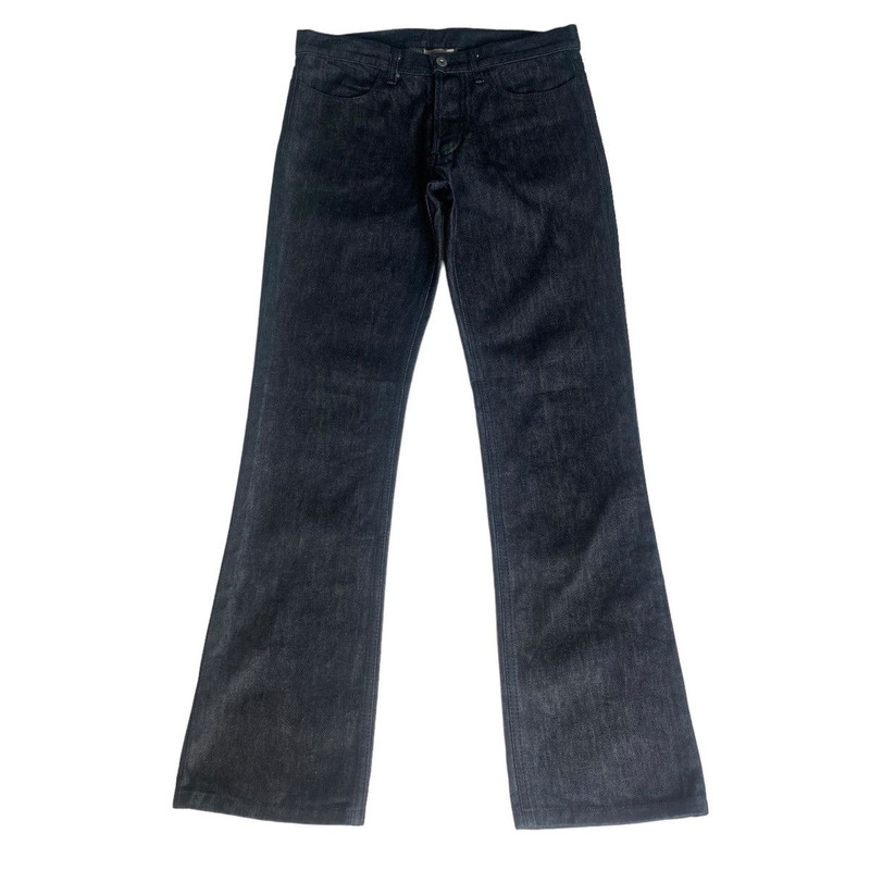 RIPVANWINKLE - RIP VAN WINKLE Black Denim Flare Jeans Hedi Slimane - 1