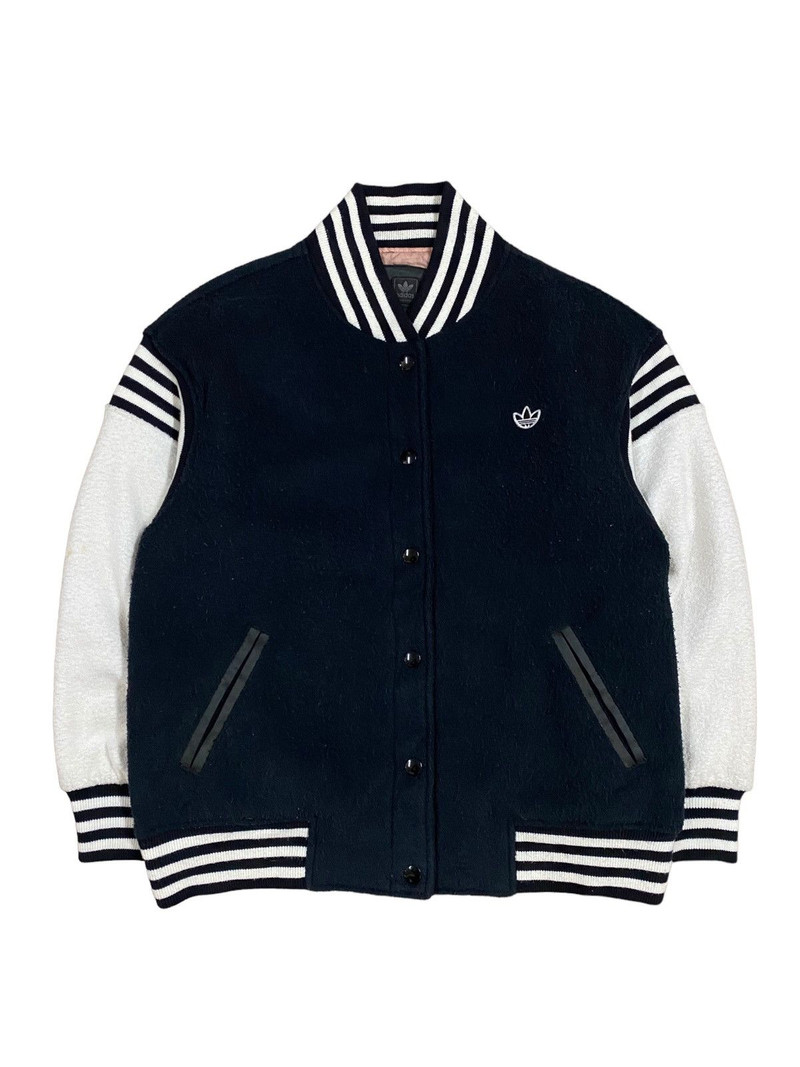 Adidas Raglan Color Block Coach Jacket Wool Quilted - 1