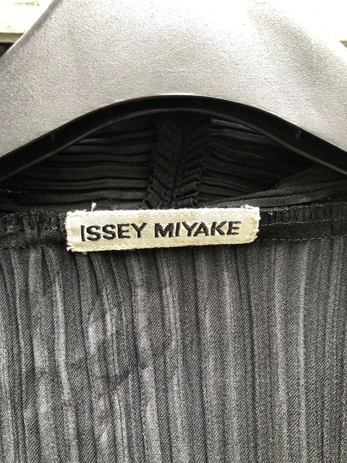 Vintage Issey Miyake Mandarin Button Pleats Vest - 7
