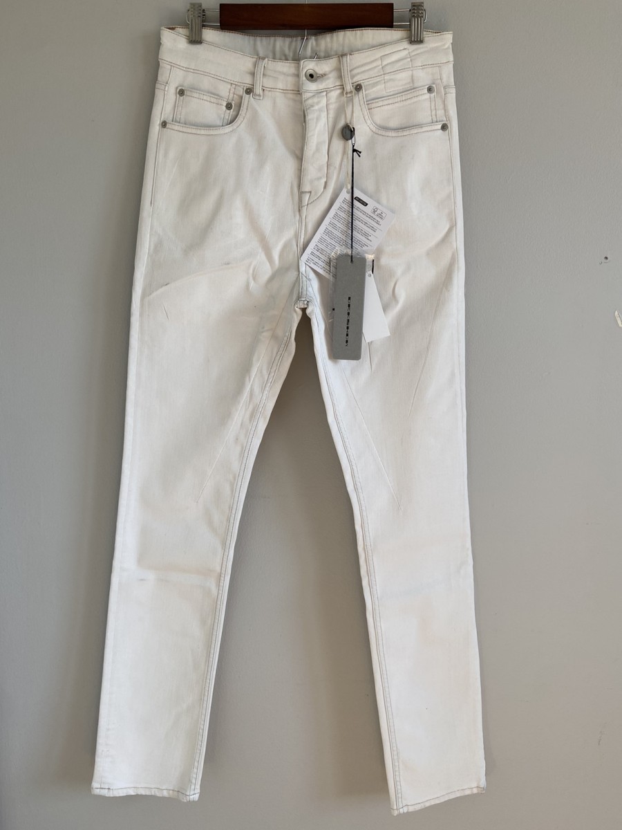 NWT S/S20 White Wax Detroit Jeans - 1