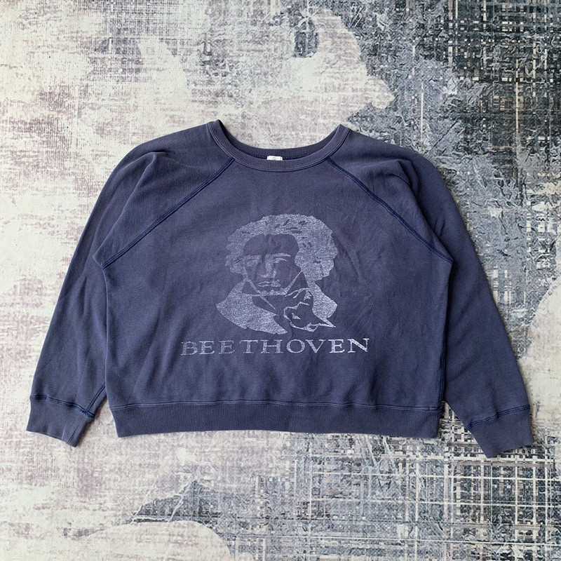 Vintage Bape Beethoven Crop Sweatshirt - 1