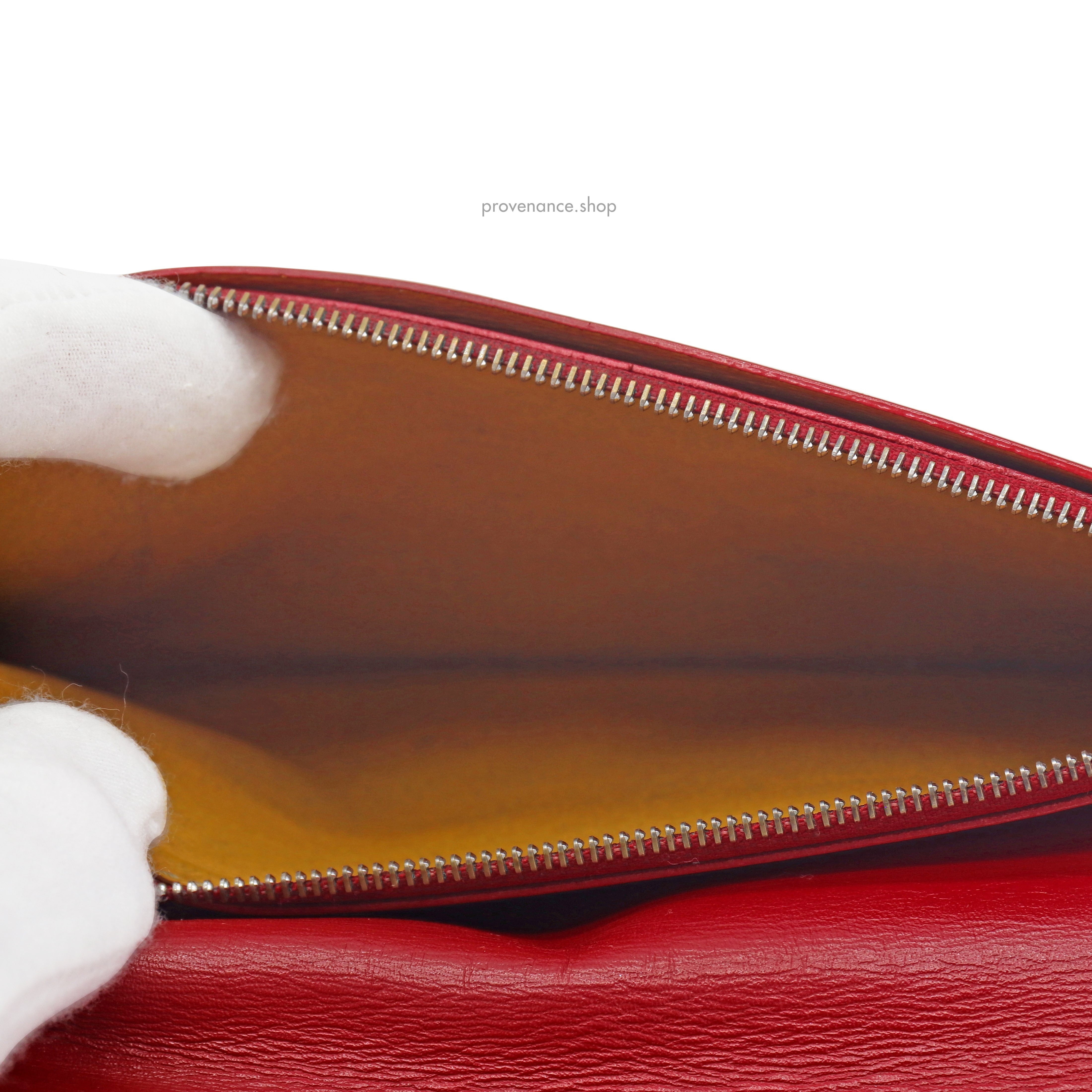 Richelieu Long Wallet - Red Goyardine - 9