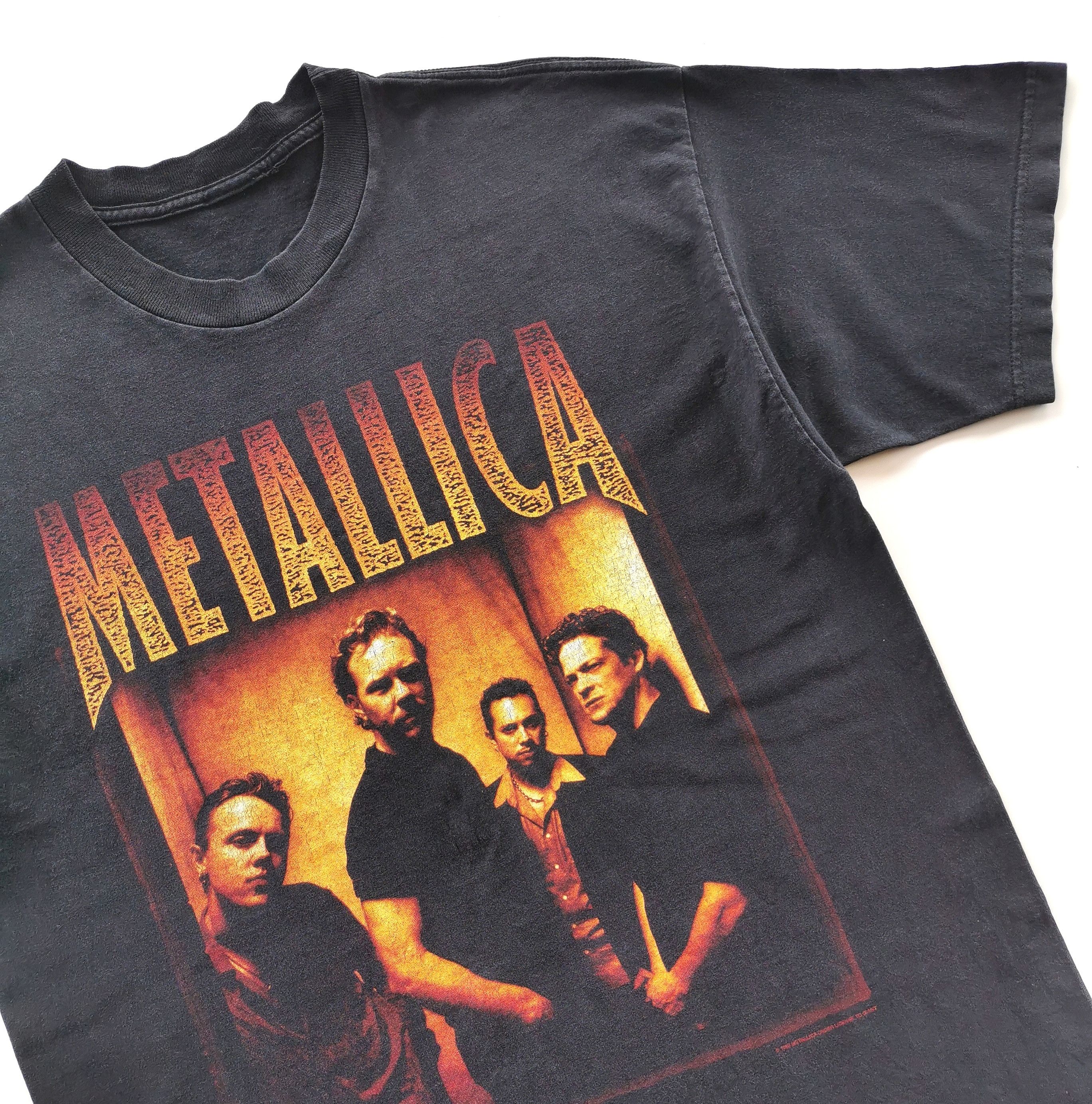 1998 Vintage Metallica Metal Band Tshirt - 3