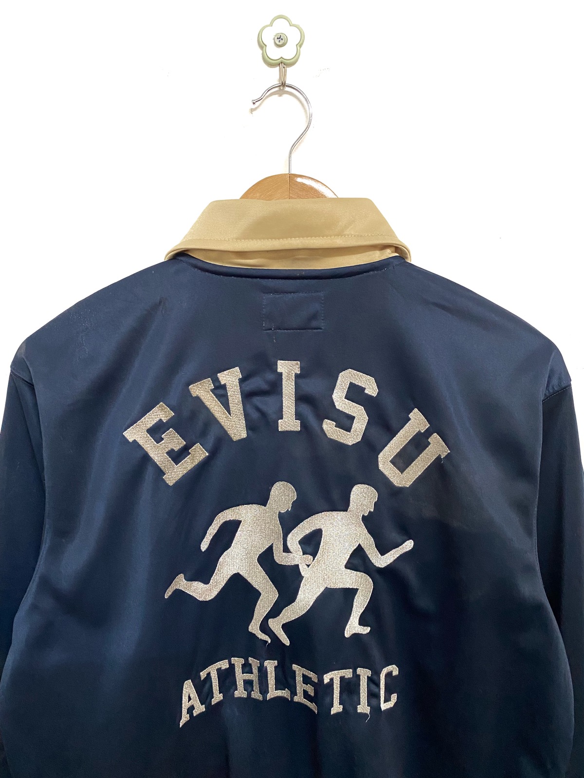 Evisu Athletic Big Spellout Embroidered Sweater Jacket - 4