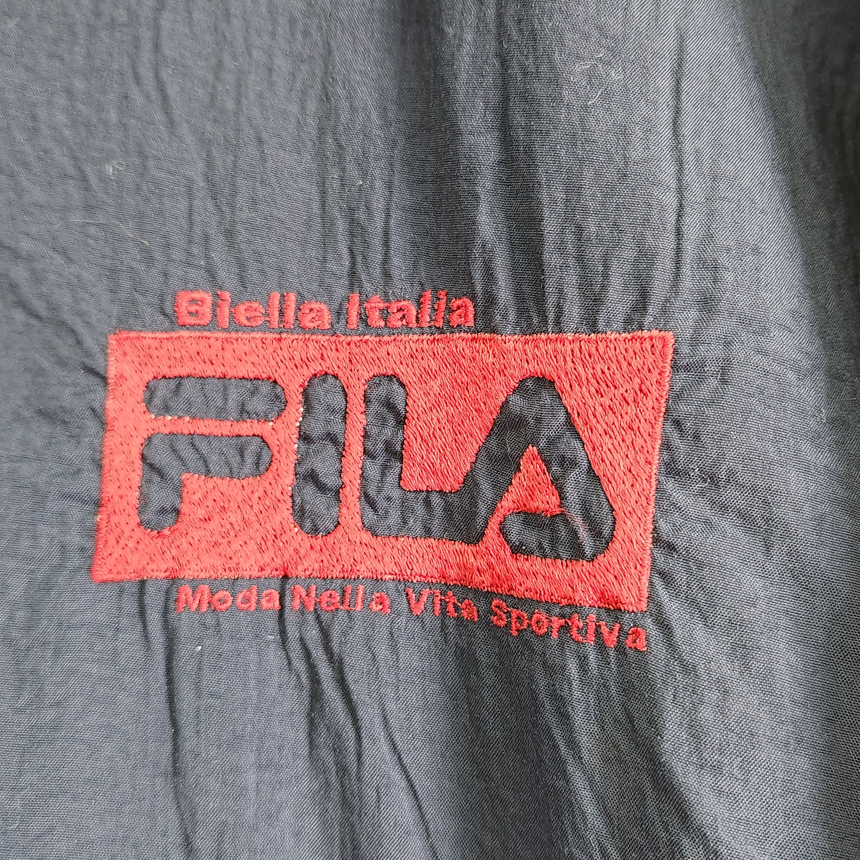 FILA Biella Italia Sweater Hoodie Big Logo - 12