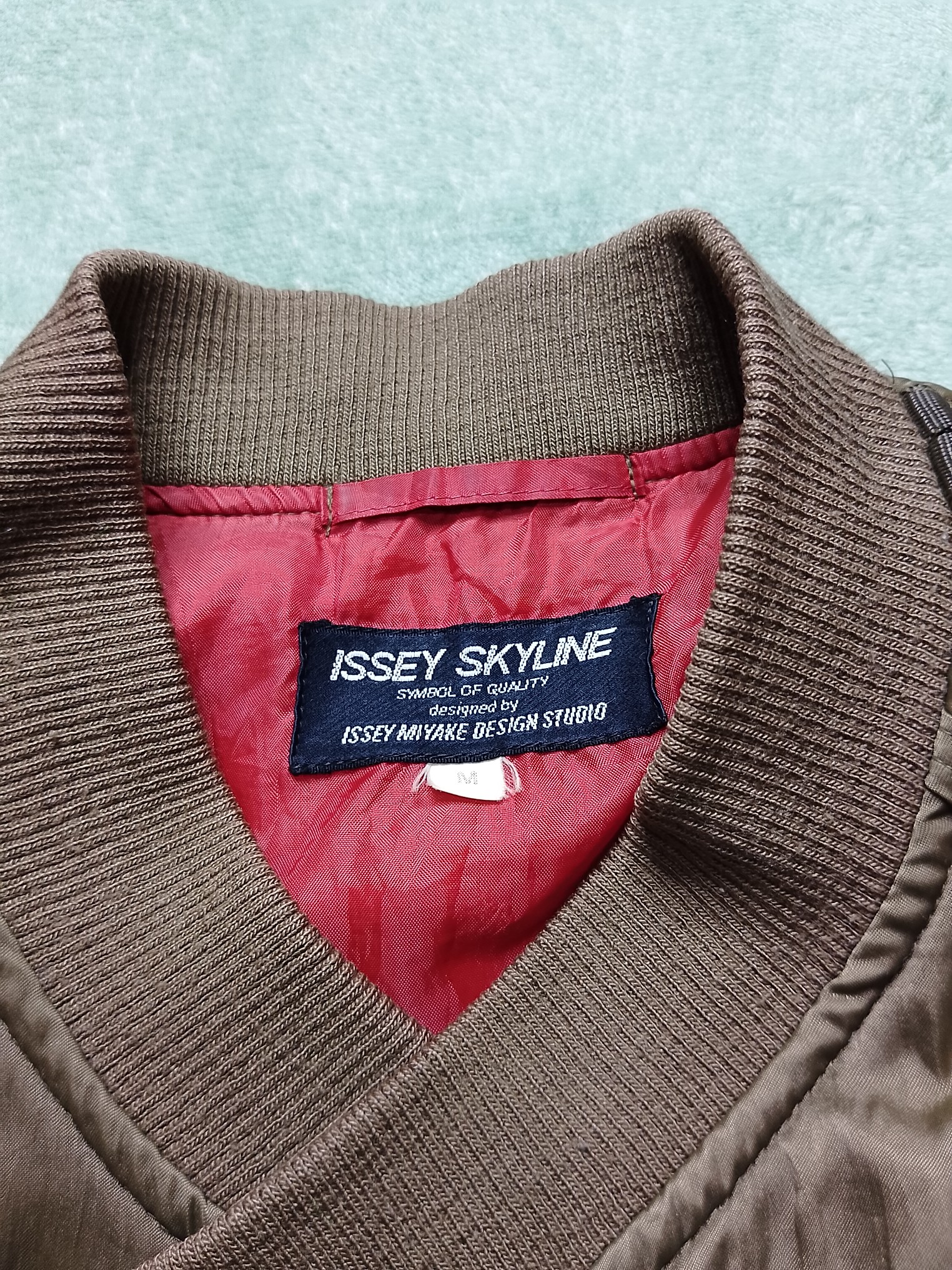 Vintage 80s Issey Miyake Skyline Bomber Javket - 8