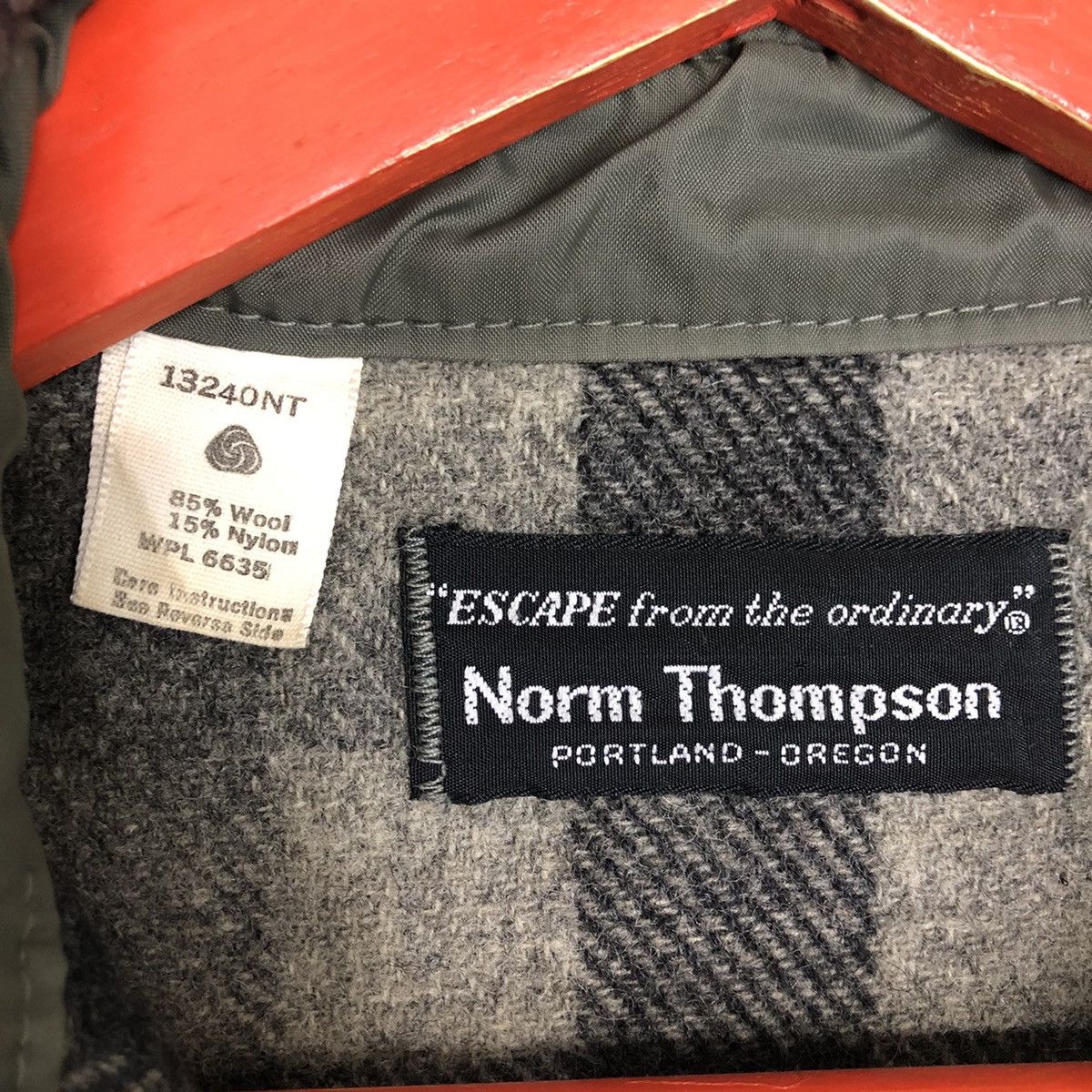 Vintage Norm Thompson Wool Plaid Jacket - 7