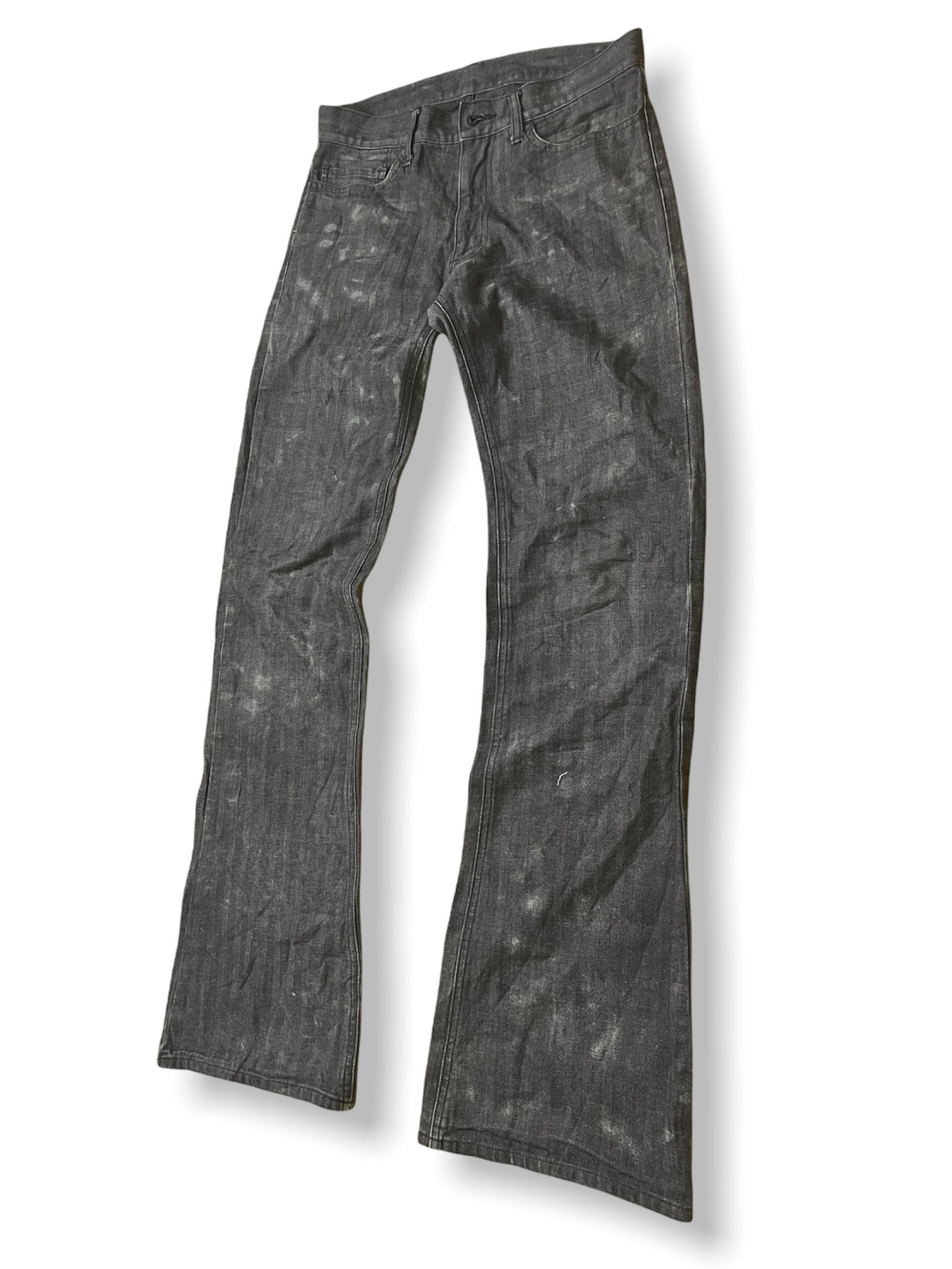 Japanese Brand - Distressed EDGE RUPERT Flare Denim Jeans HISTERIC STYLE - 5