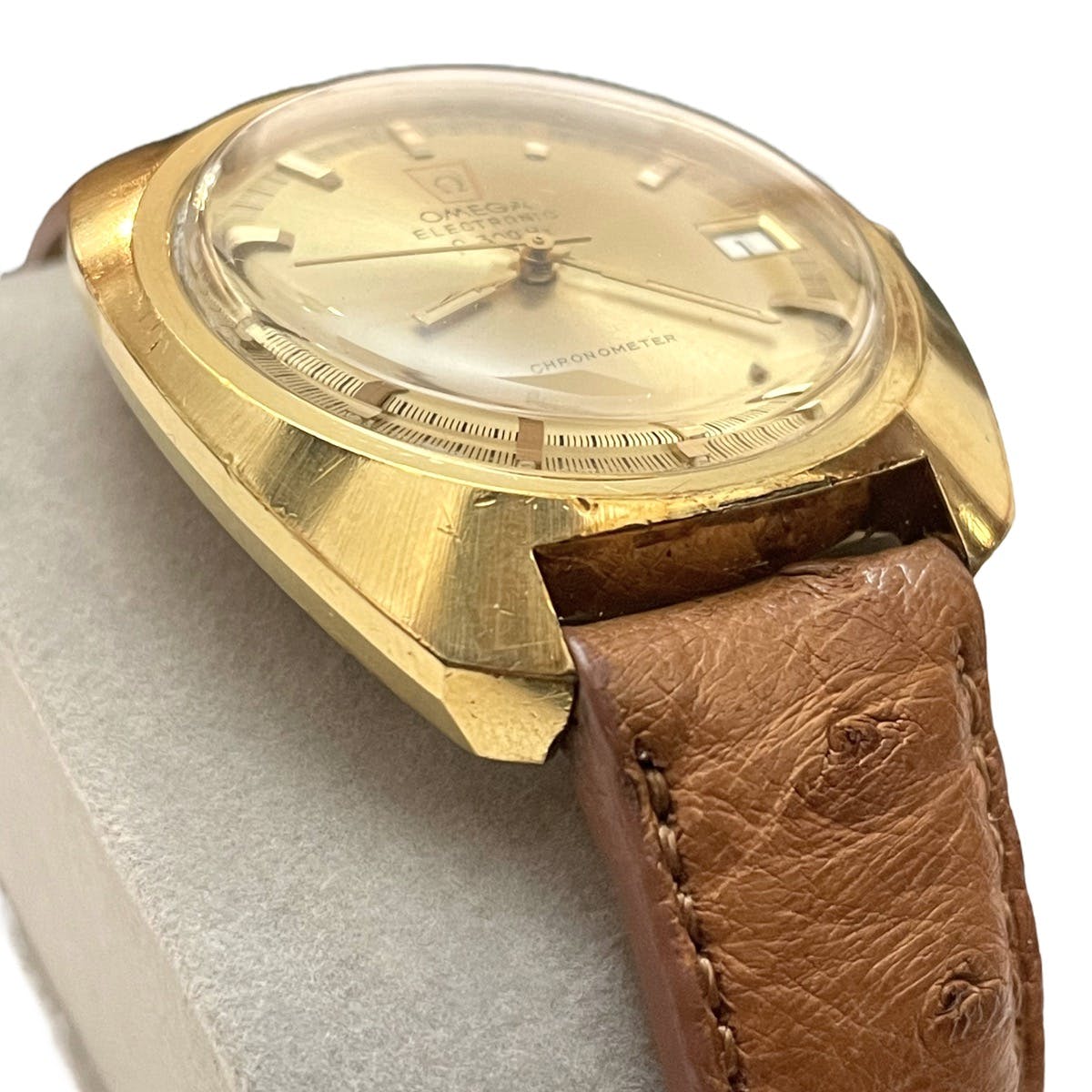 Omega - Vintage 1972 Gold Geneve Electronic Chronometer Watch - 3
