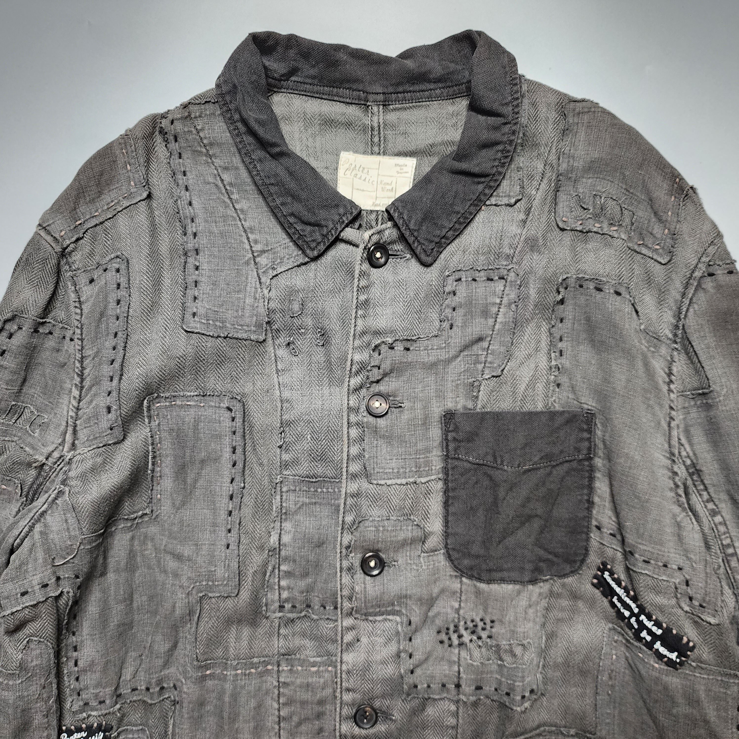 Porter Classic - SS13 Boro Patchwork French Work Jacket - 3