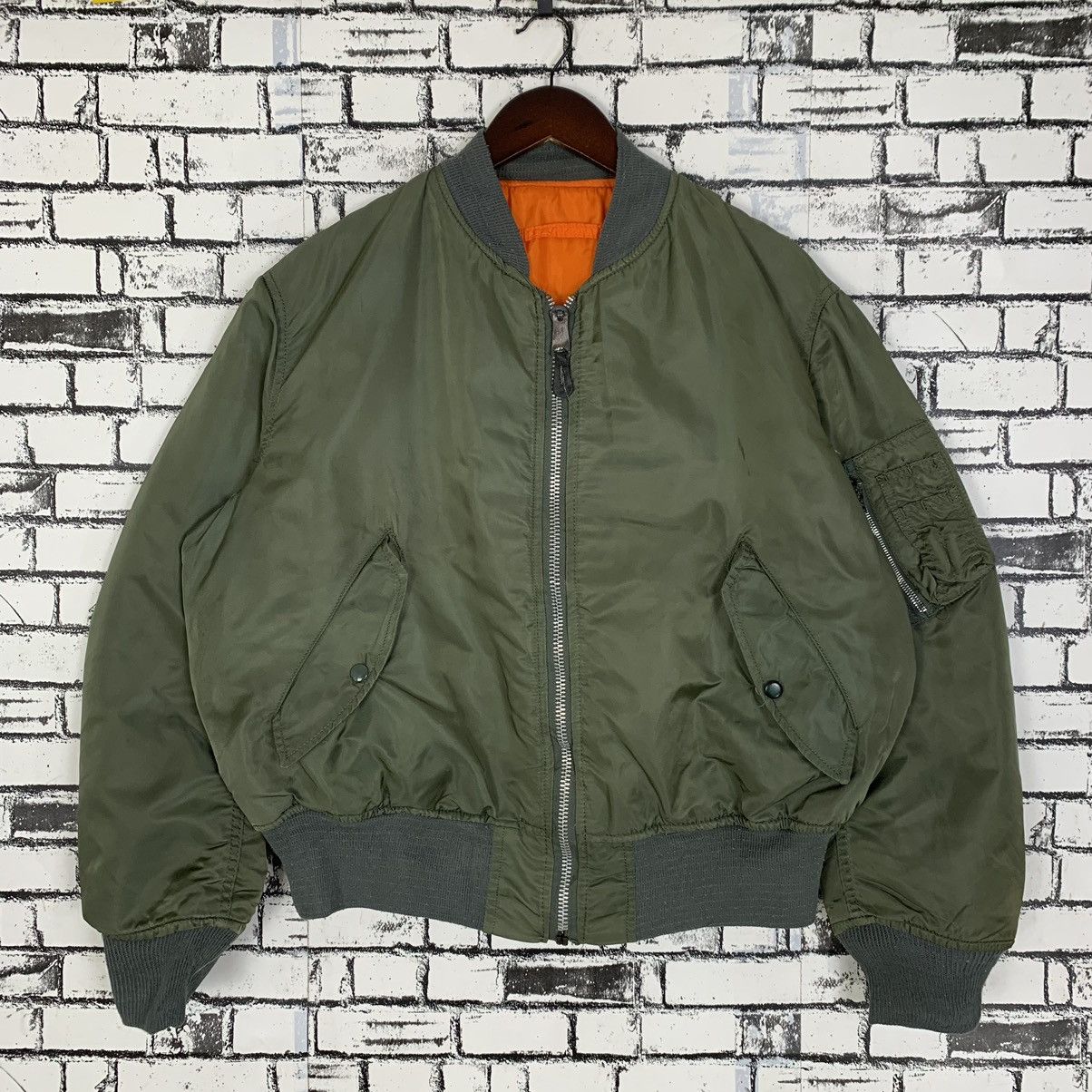 Alpha Industries American Military Bomber Flight Jacket - 1