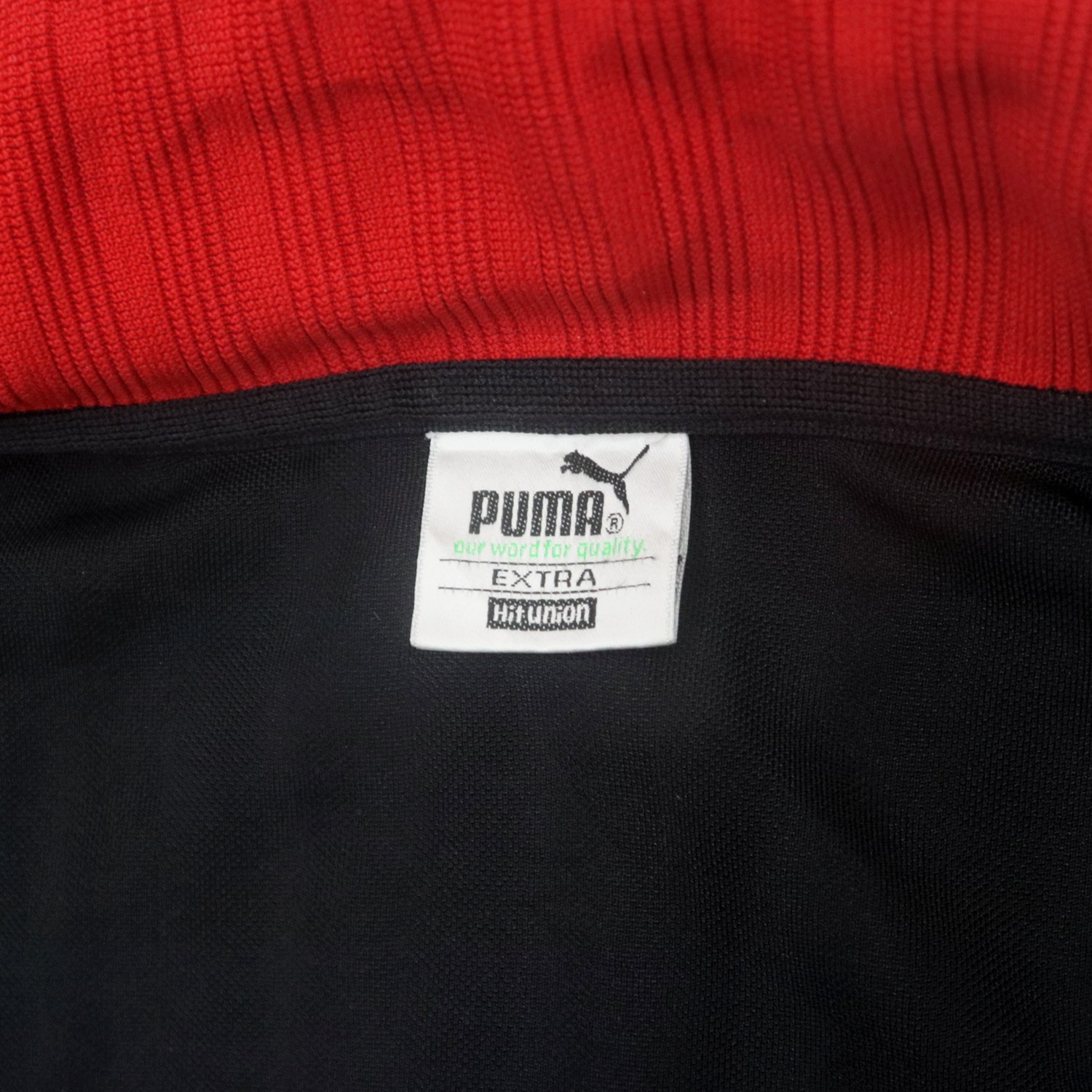 Vintage 90s PUMA Big Logo Spellout Multi Color Block Bomber Track Jacket - 5