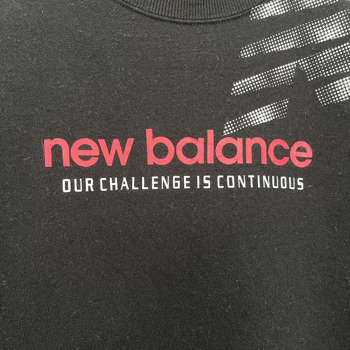 Vintage New Balance Spellout Logo Pullover Sweatshirt Size M - 5