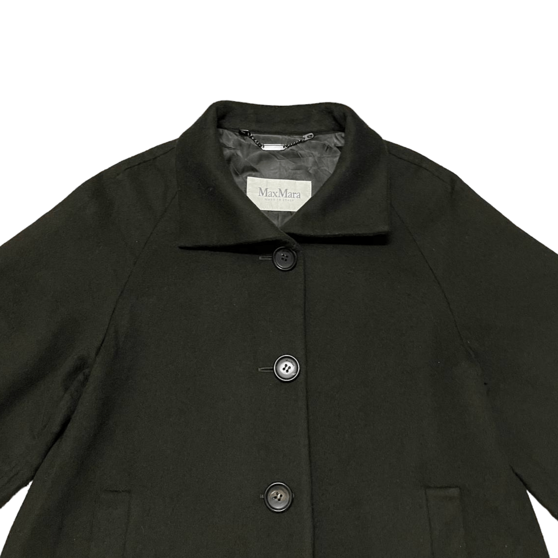 Archival Clothing - Archive Max Mara Made in Italy Wool Coat - 2