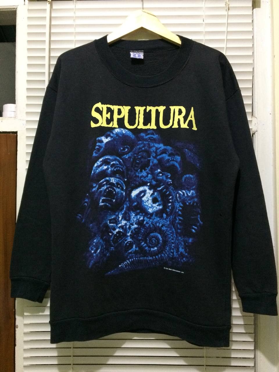 Vintage - 1993 SEPULTURA CHAOS A.D SWEATSHIRT - 1