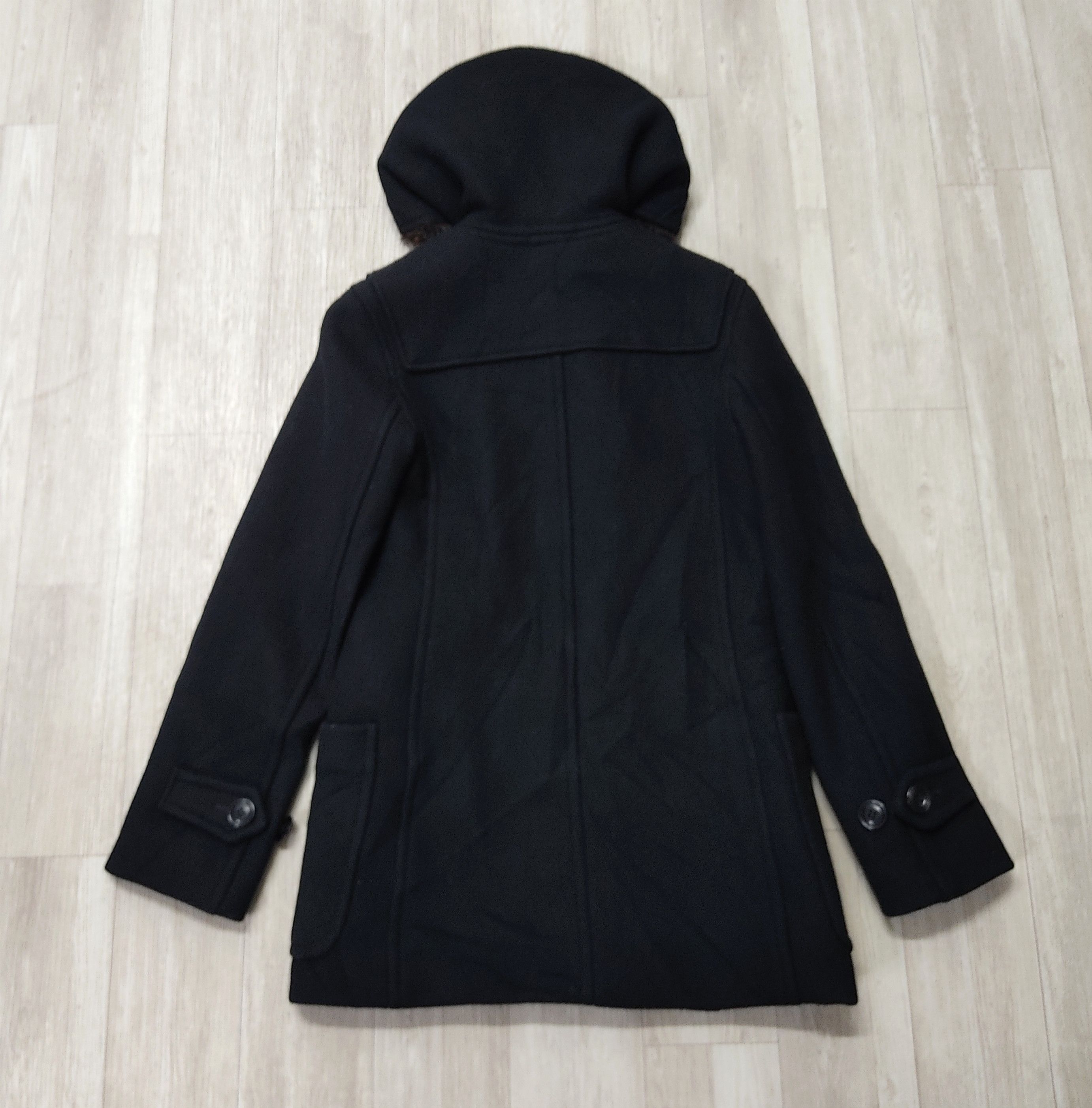 SUNAO KUWAHARA Fur Hooded Wool Duffle Jacket - 12