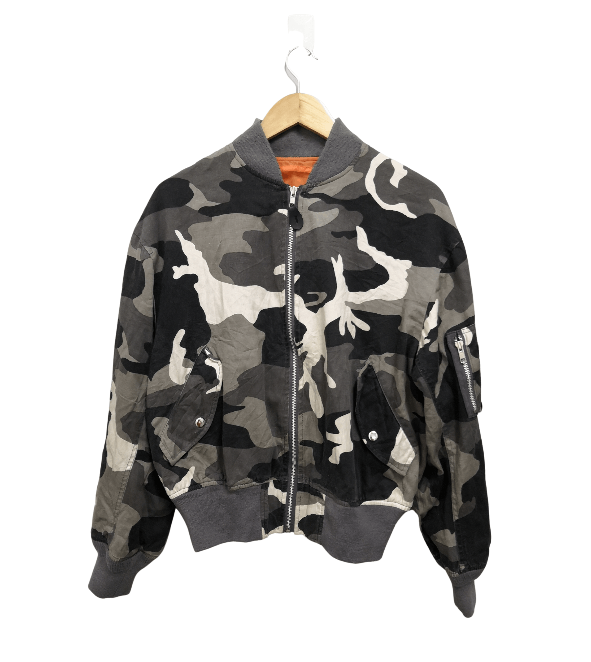 Japanese Brand - Bicol Bind Camo Bomber Flight Jacket - 1