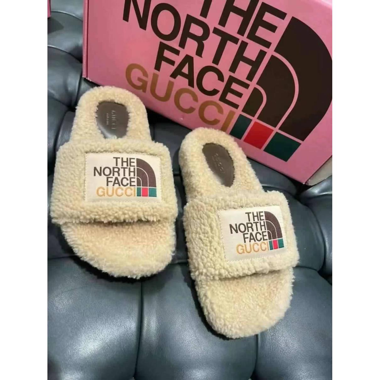 The North Face x Gucci - Shearling flats - 7