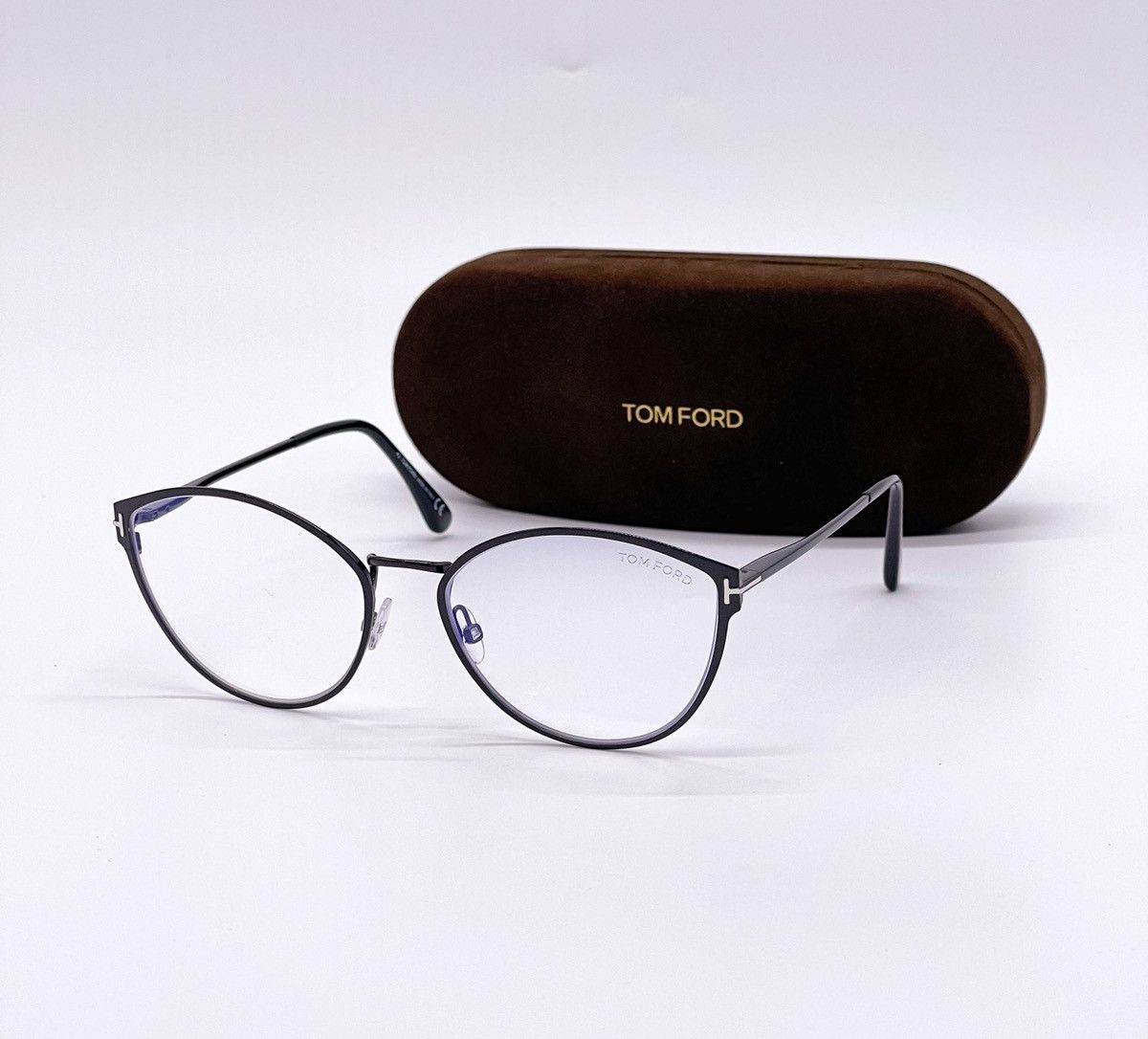 NEW TOM FORD FT5573-B 001 EYEGLASSES TOM FORD TF 5573 - 1