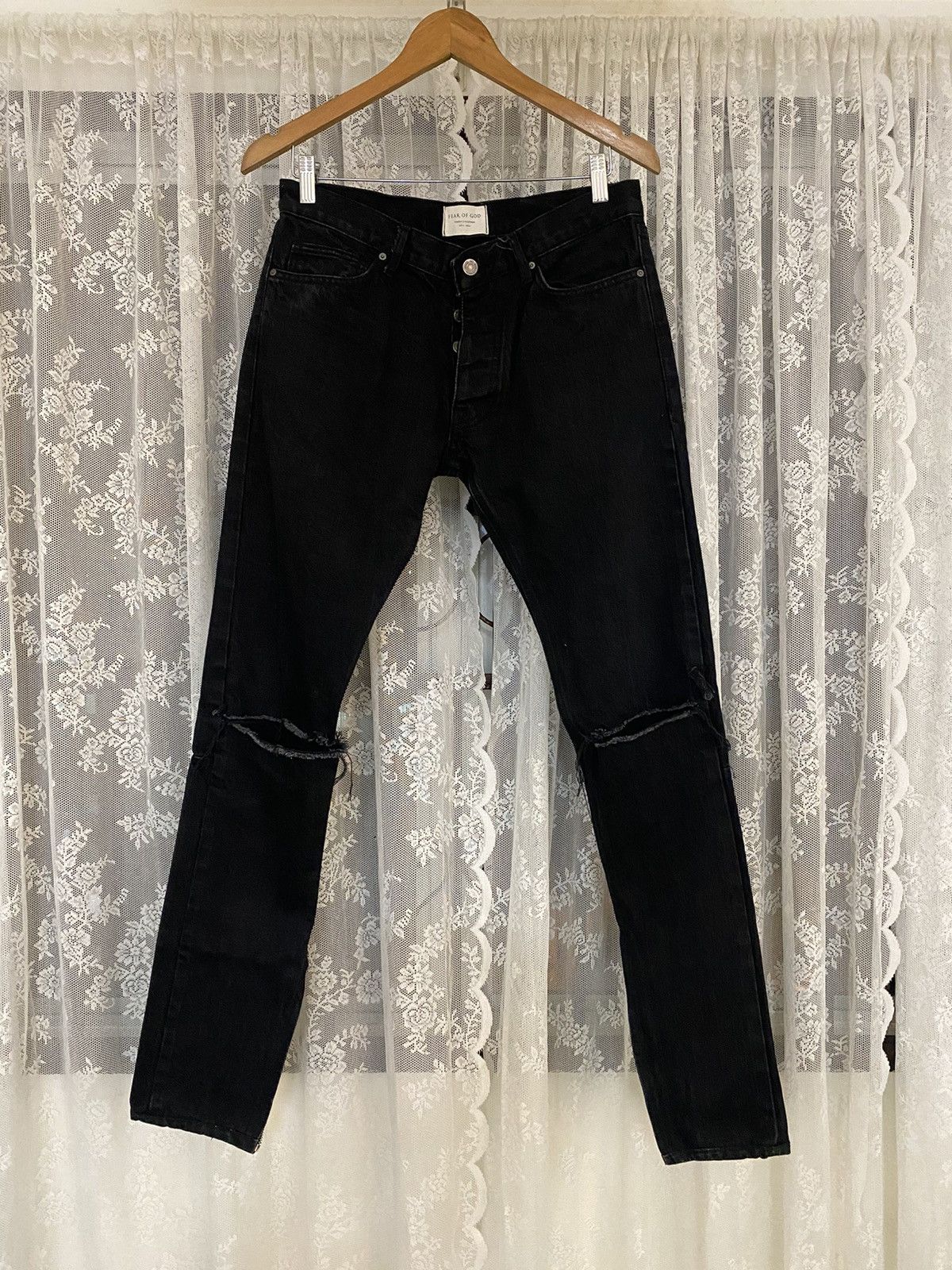 Fear of God Fourth Collection Distressed Denim Jeans - 1
