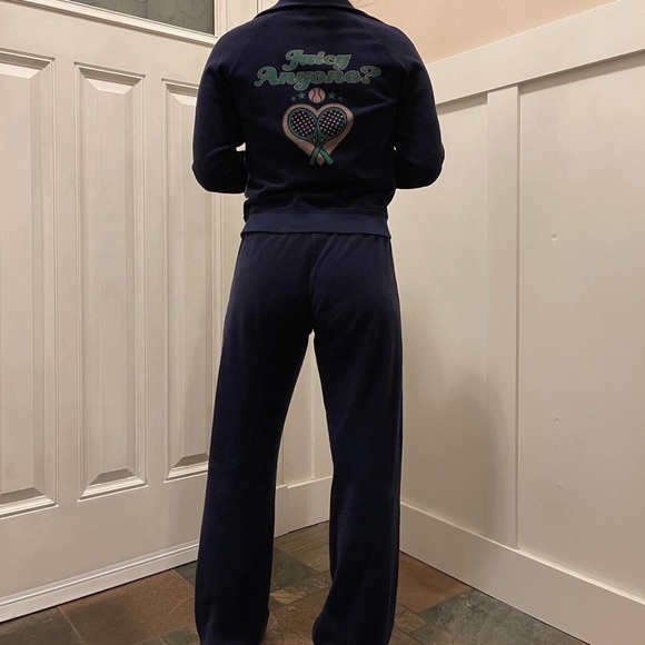 Juicy Couture Y2K VTG Varsity Tennis Tracksuit Set - 3