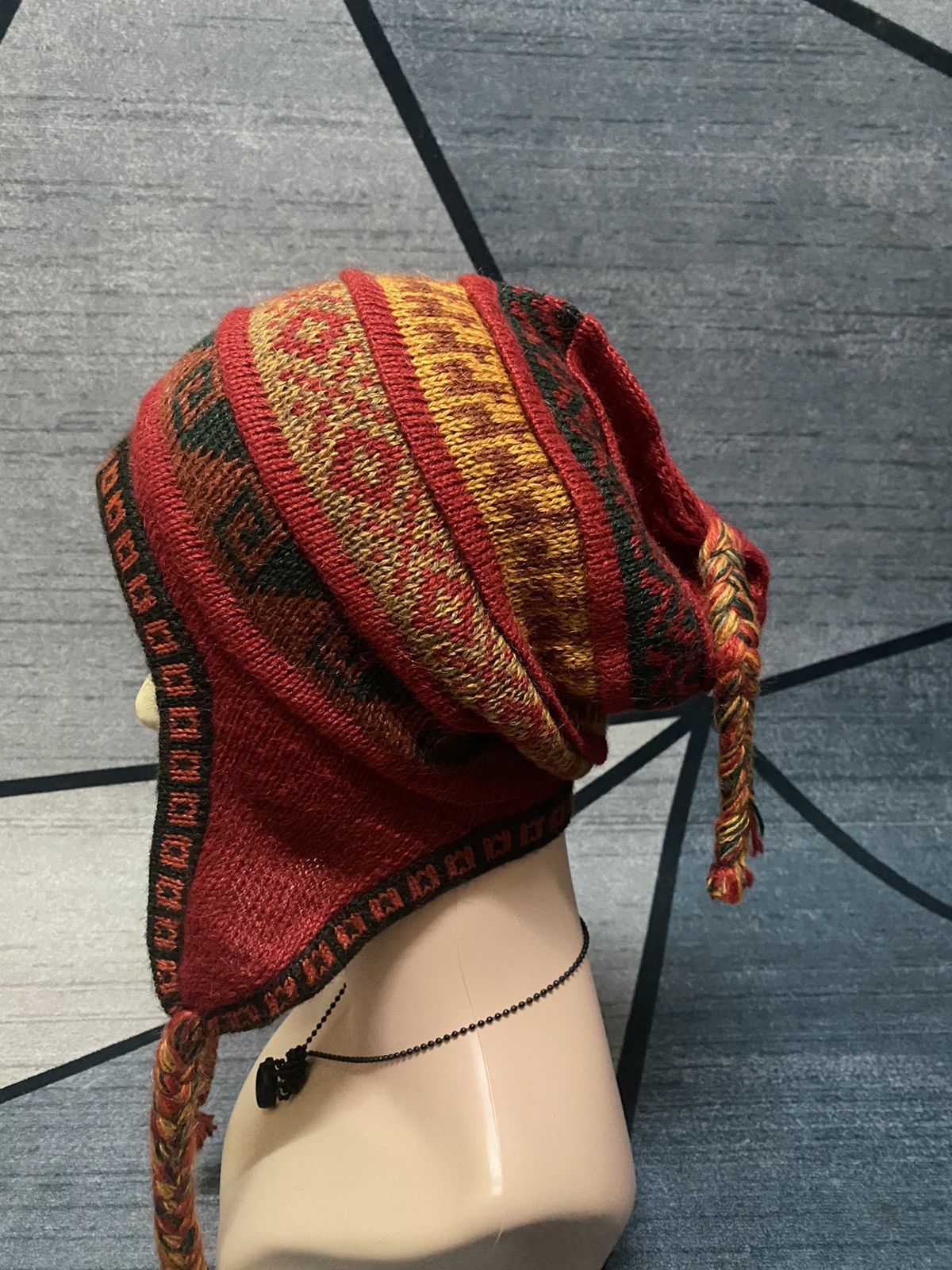 Unknown Trapper Native Design Beanie Hat - 2