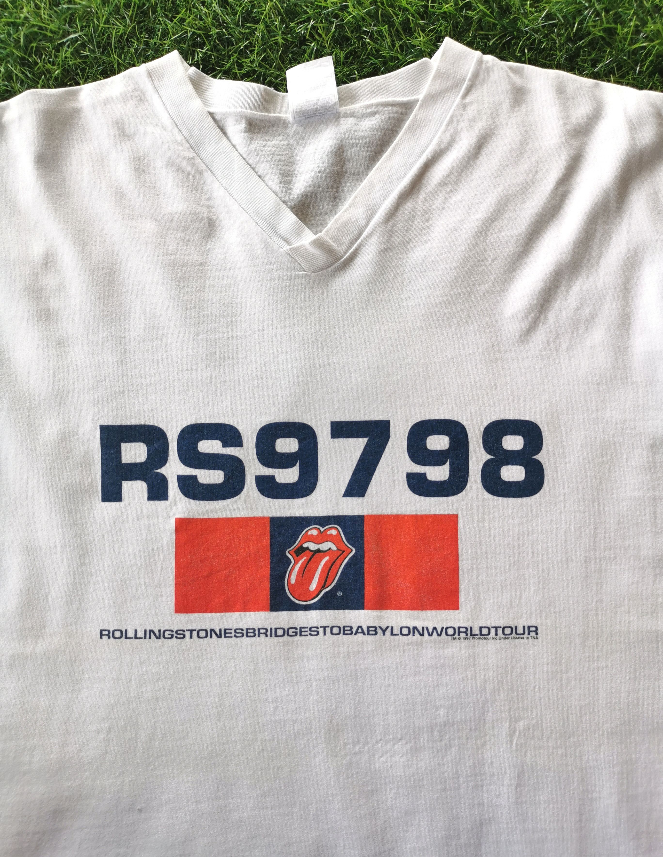 Vintage - 1997 The Rolling Stones Bridges To Babylon Tour Shirt - 3