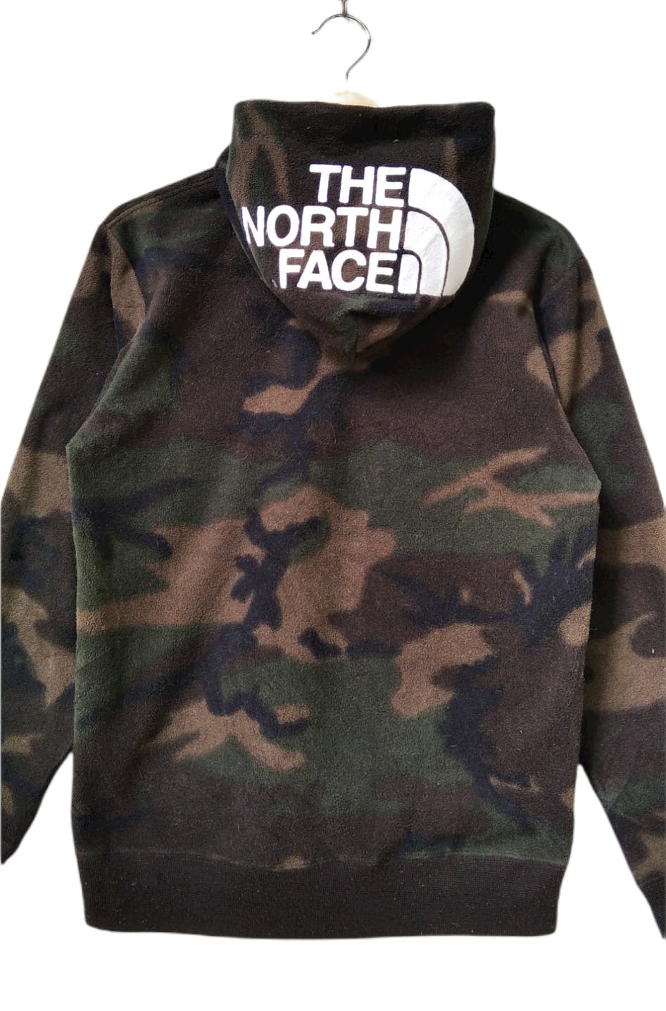 Stunning🔥The North Face Camo Embroided Logo Fleece Hoodie - 8