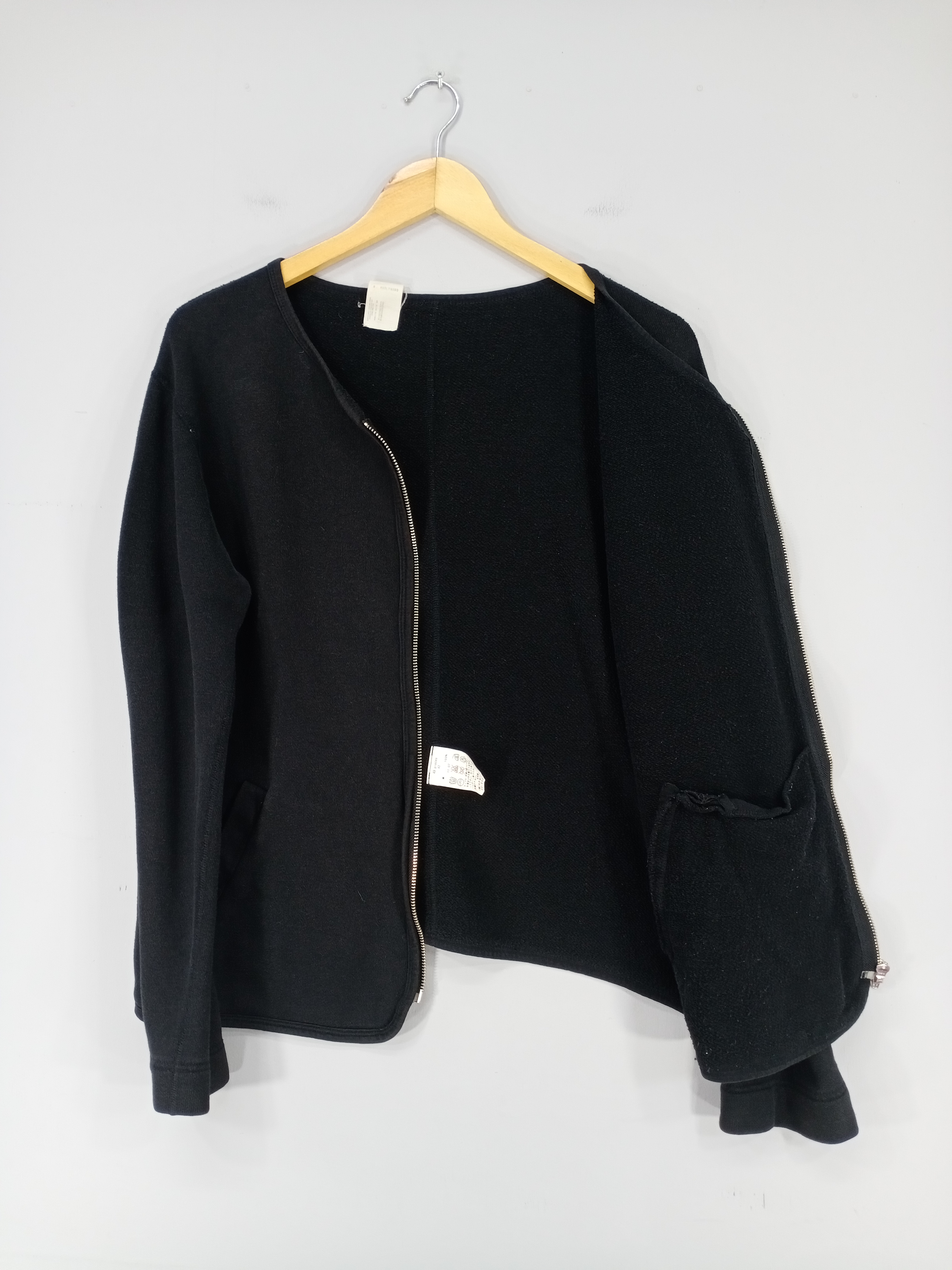 💥N.Hoolywood Cotton Zip Cardigan Jacket Faded Black 42 - 4
